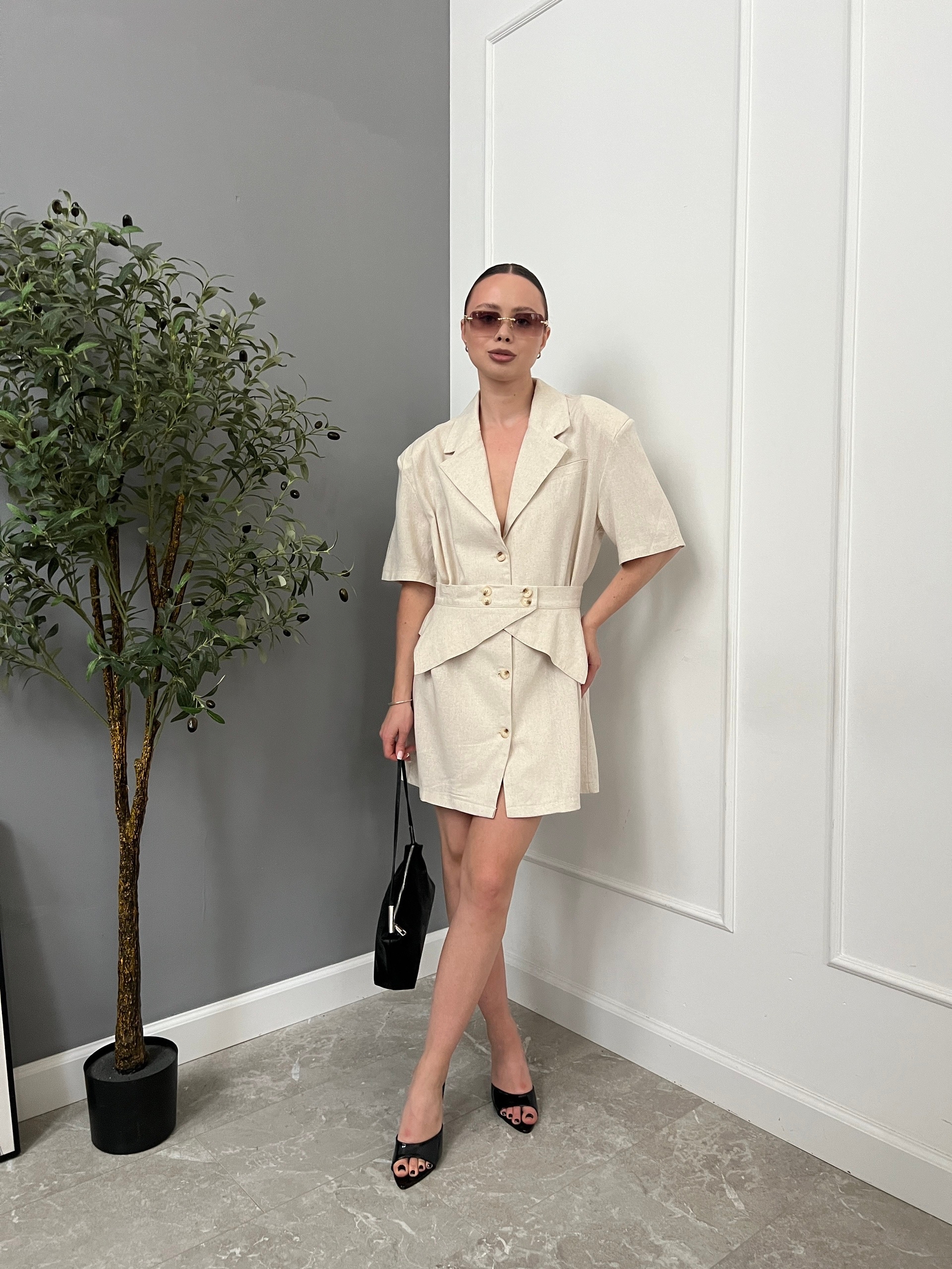 Платье One collection с баской