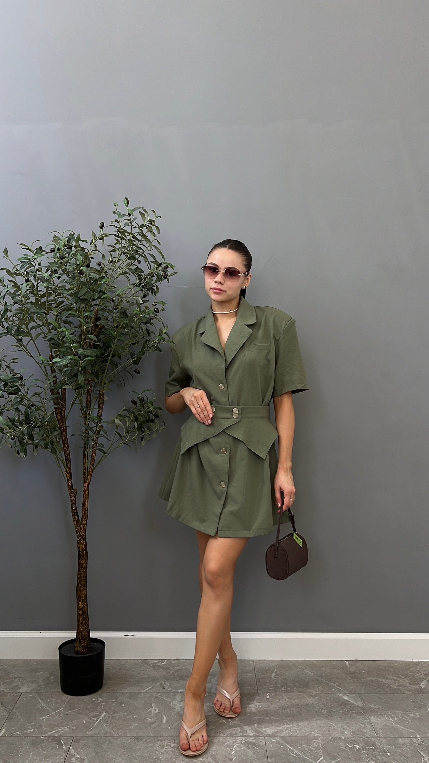 Платье One collection с баской