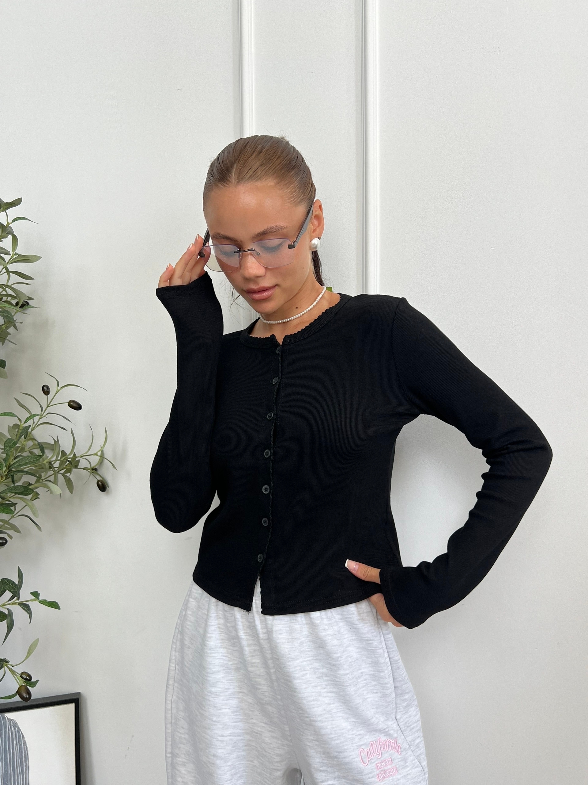 Кофта MISS DIVA 12567 рубчик,волнистый вырез