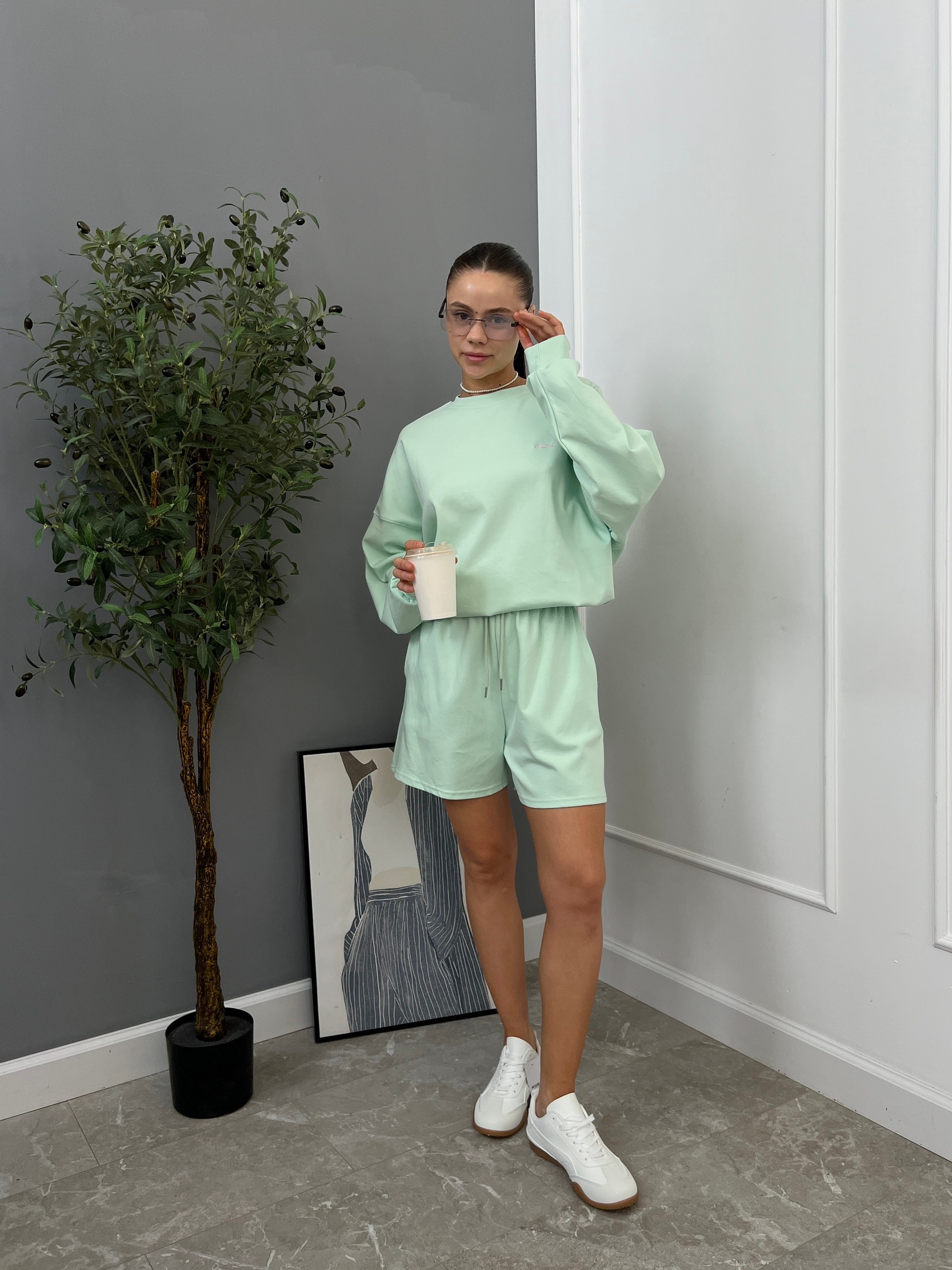 Костюм W 9431 лонг+шорты