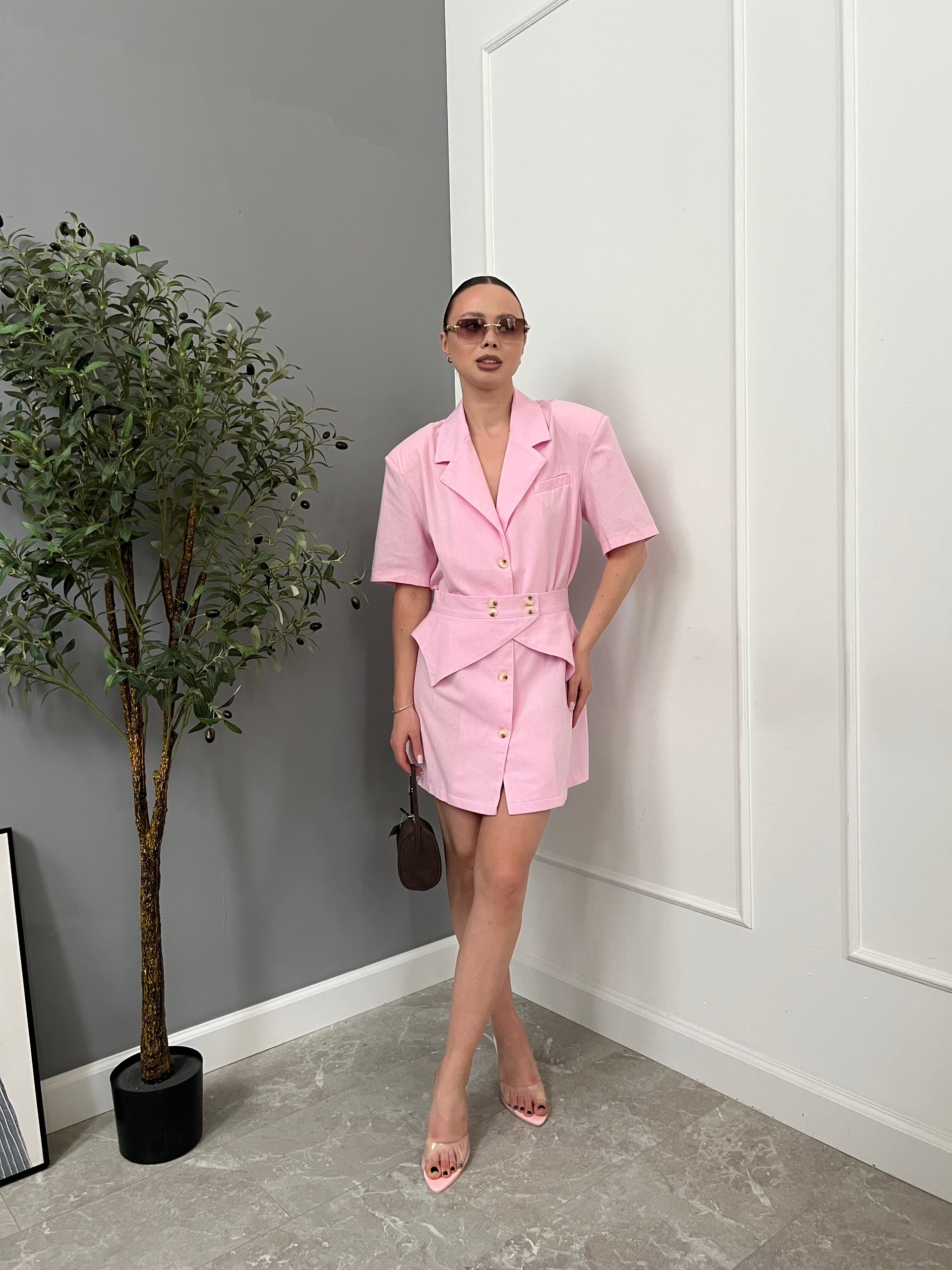 Платье One collection с баской