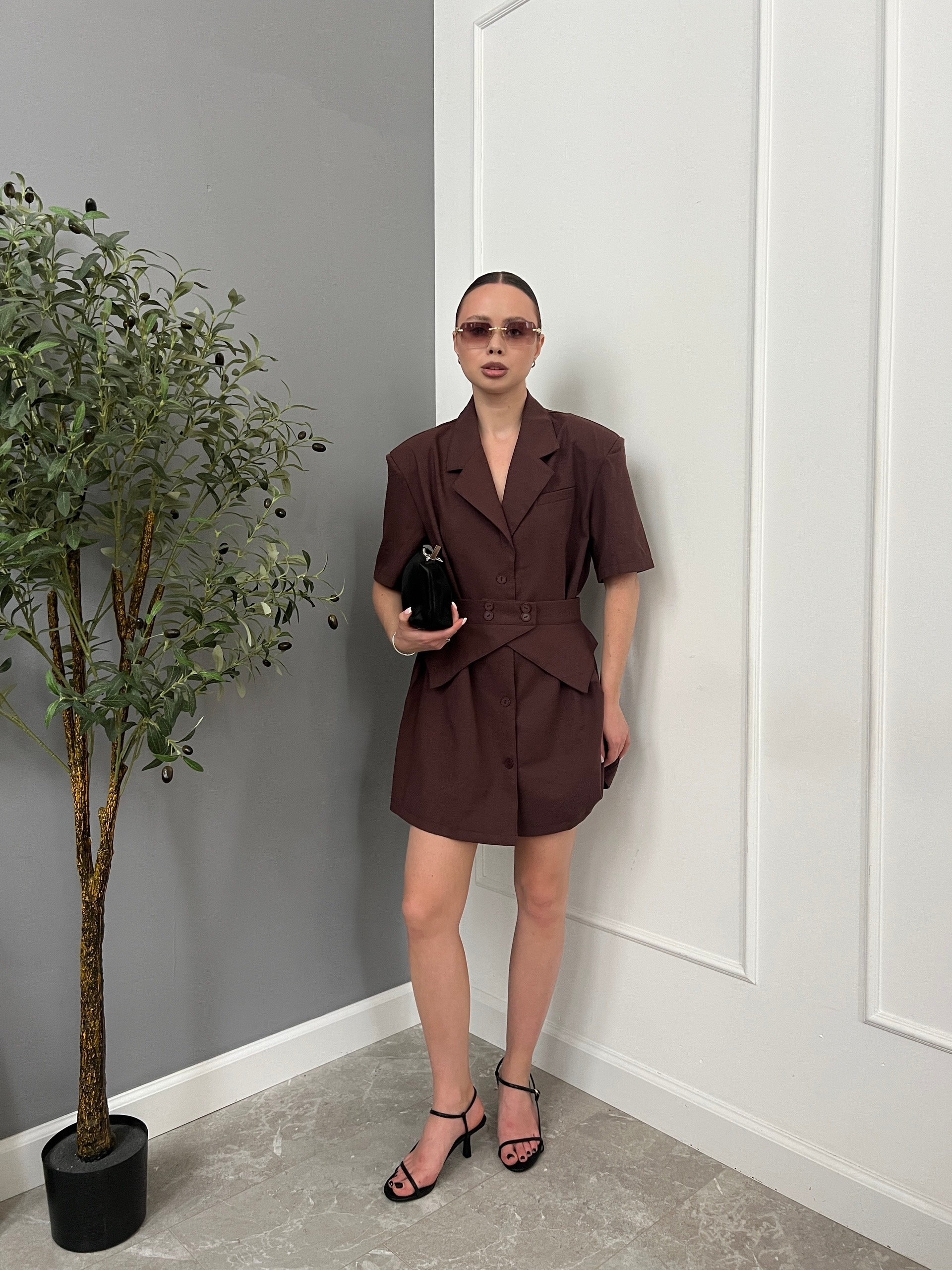 Платье One collection с баской