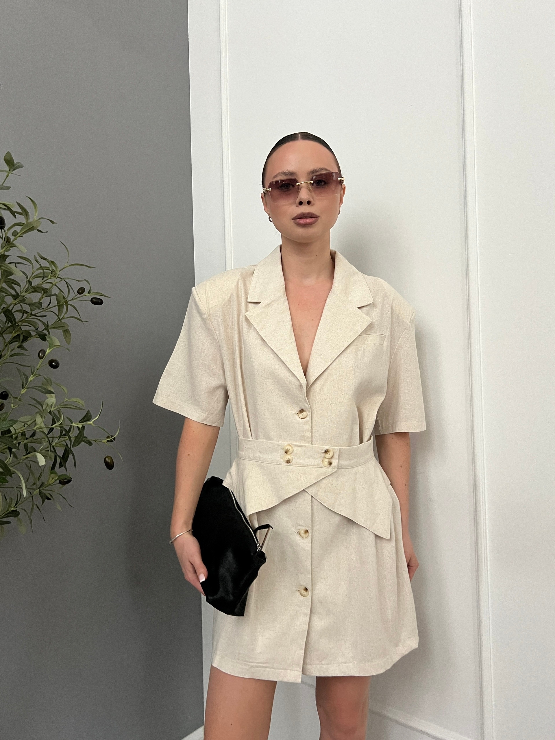 Платье One collection с баской