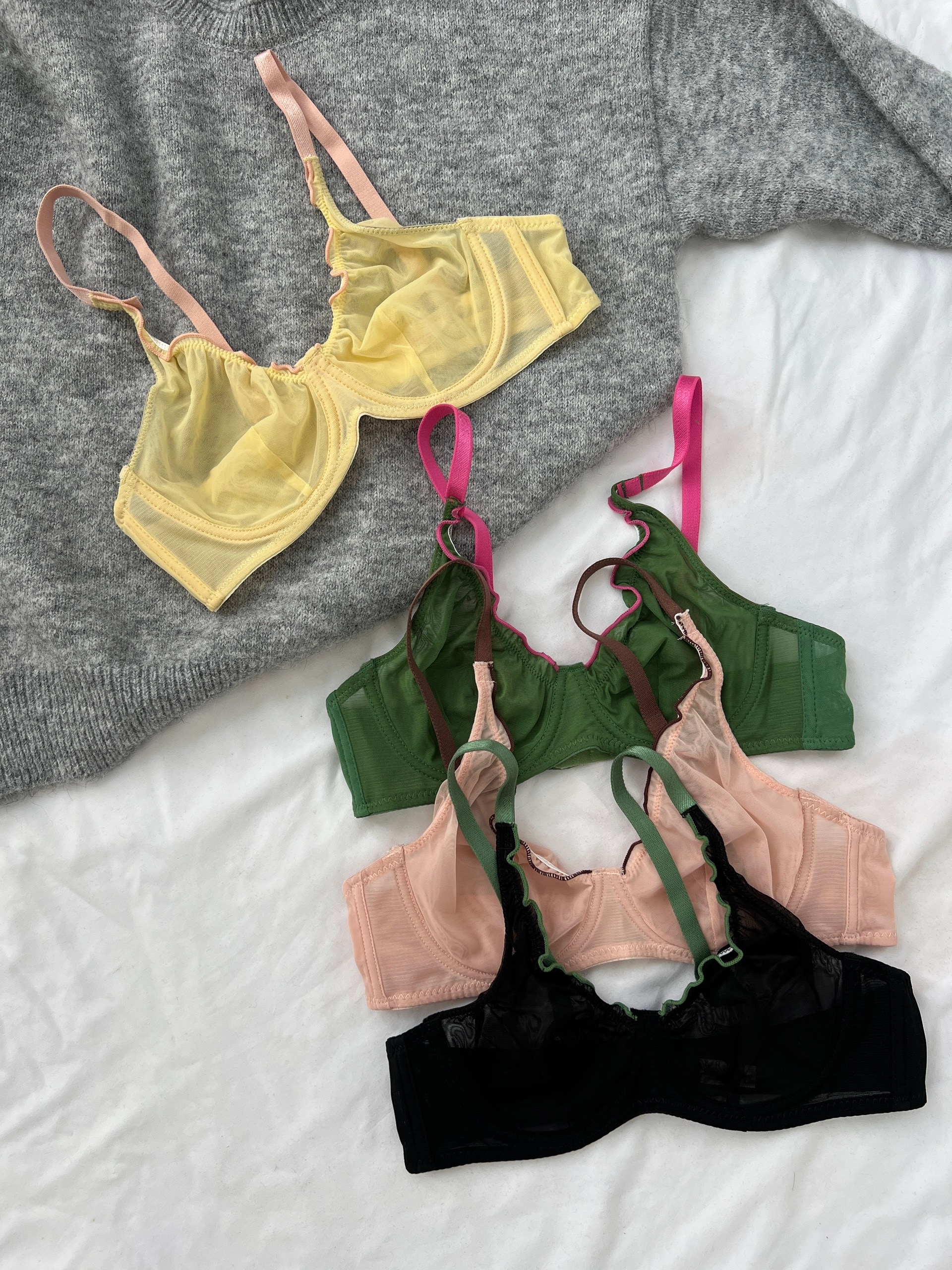 Комплект бюст+трсы Comfortable сеточка