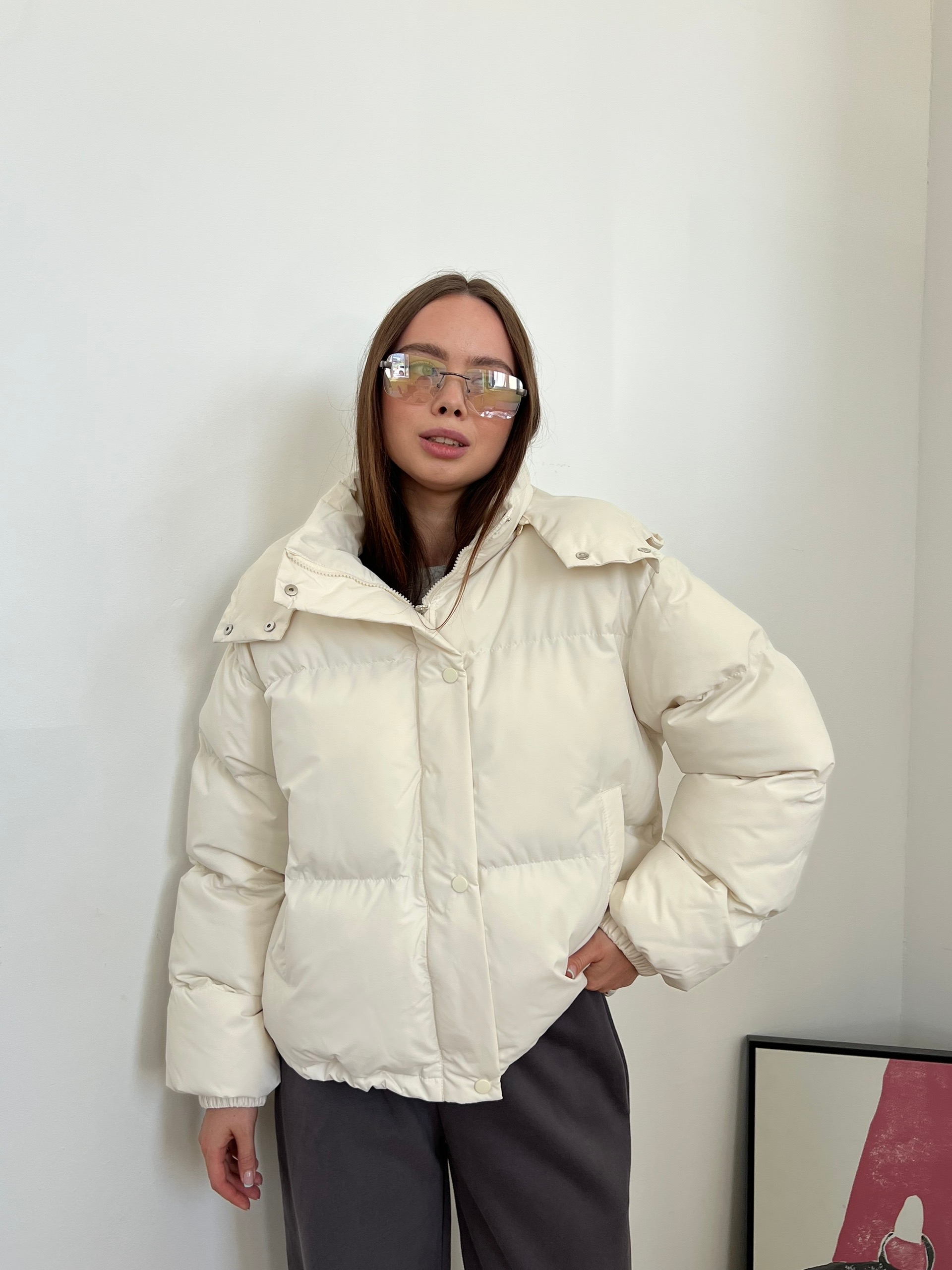Куртка W 6028 С капюшоном