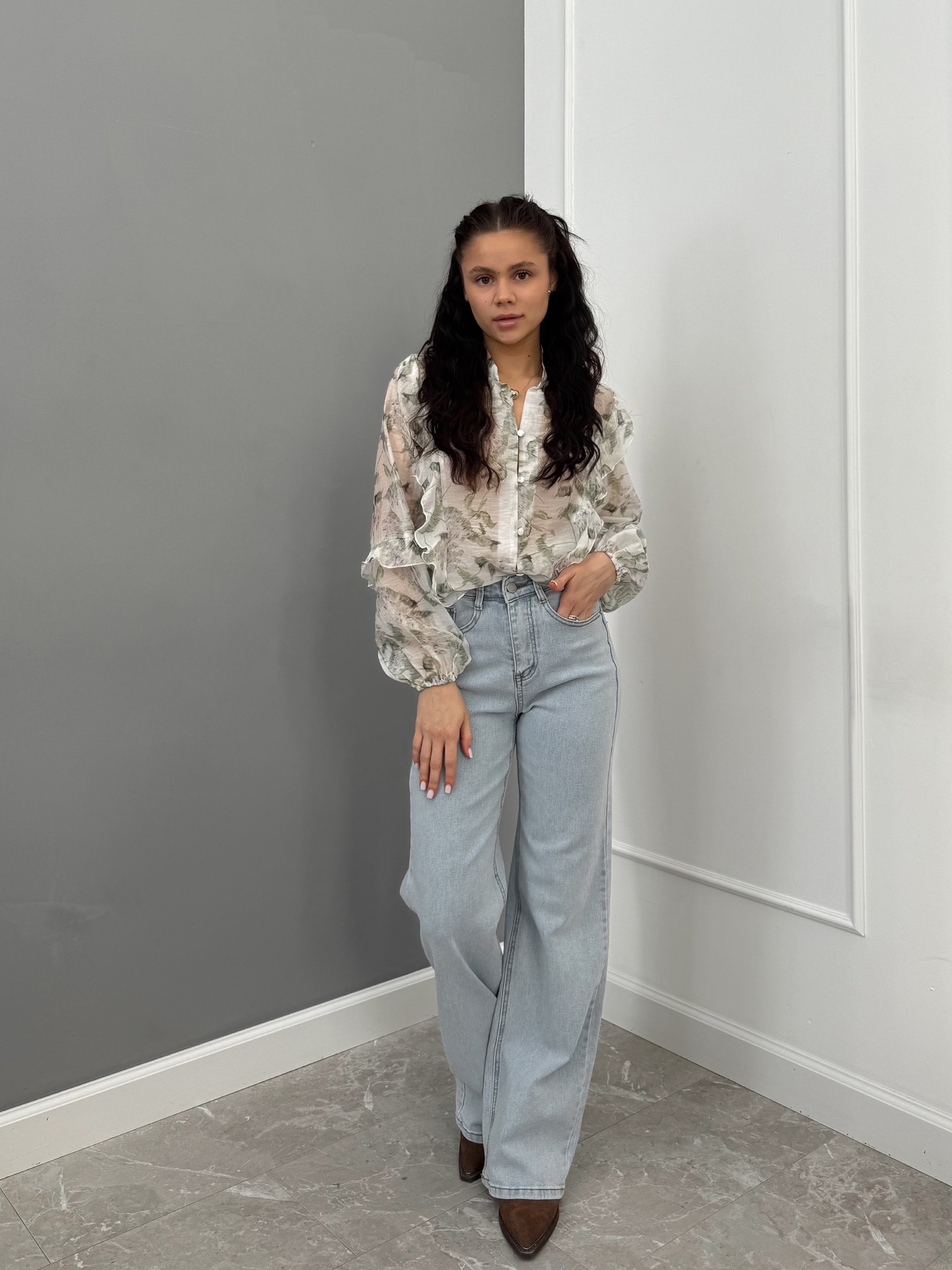 Блуза Dress Code 192 цветочн принт