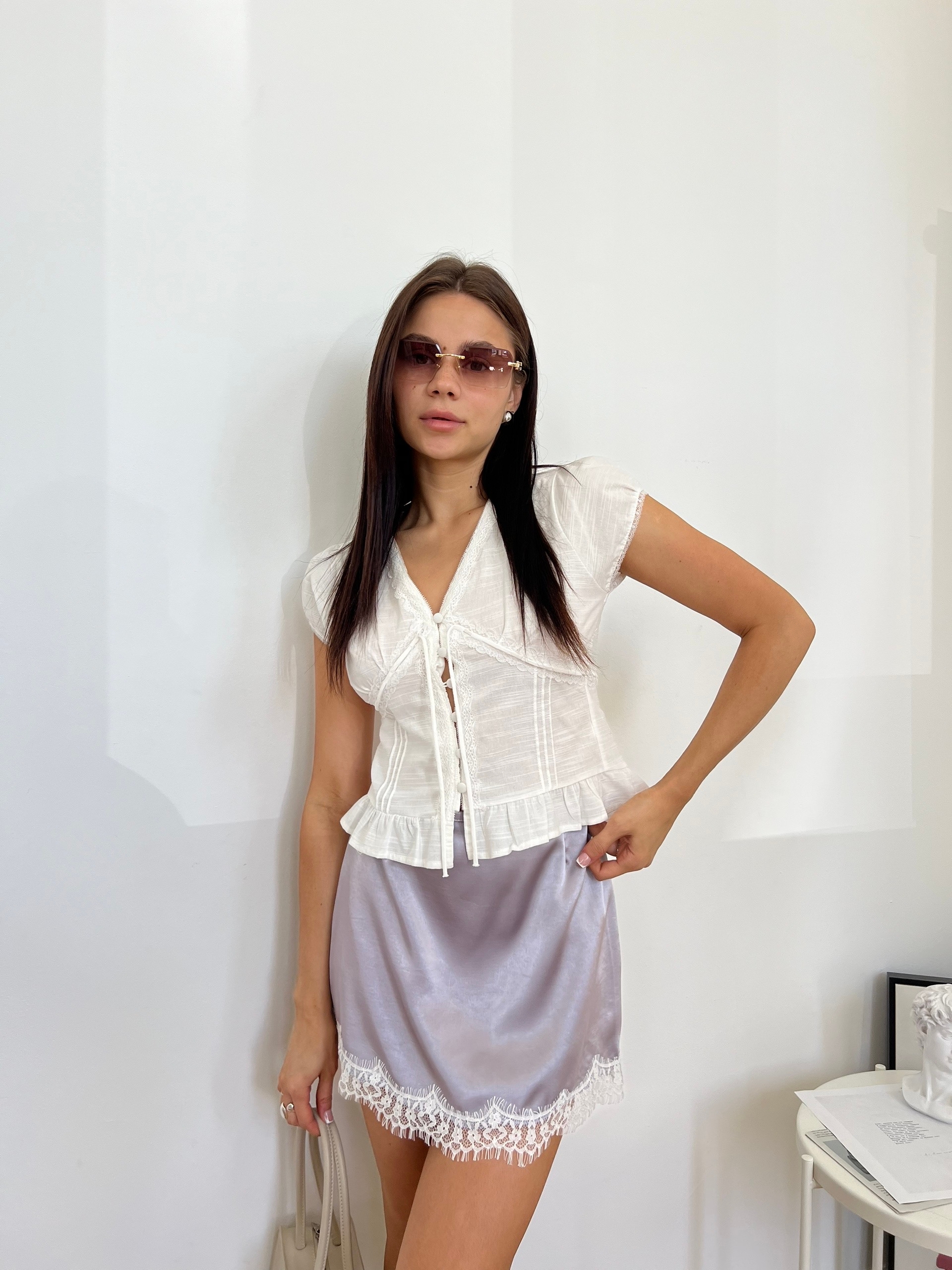 Блуза Aiyi 1252 кружево