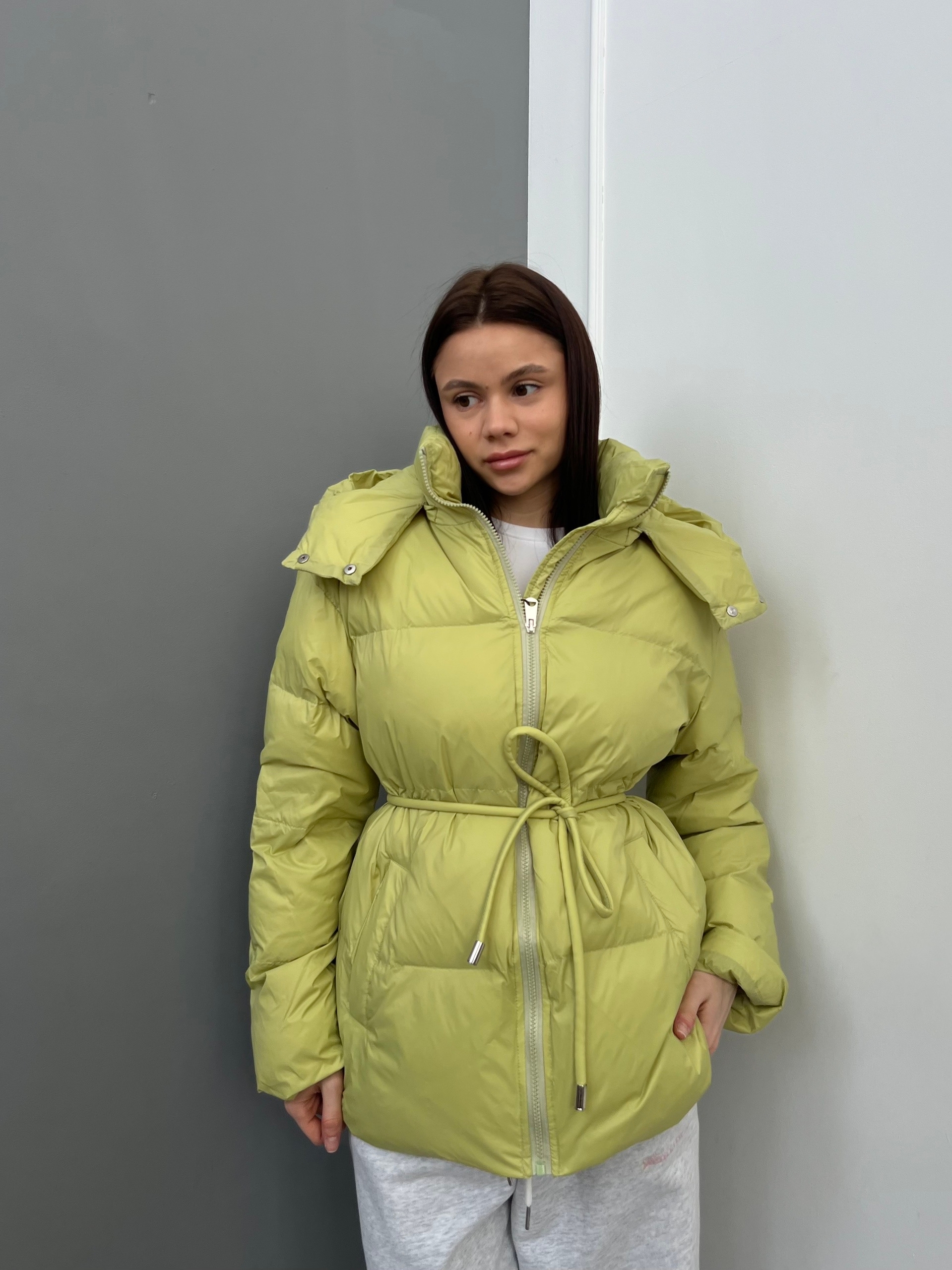 Куртка W 5983 с пояском