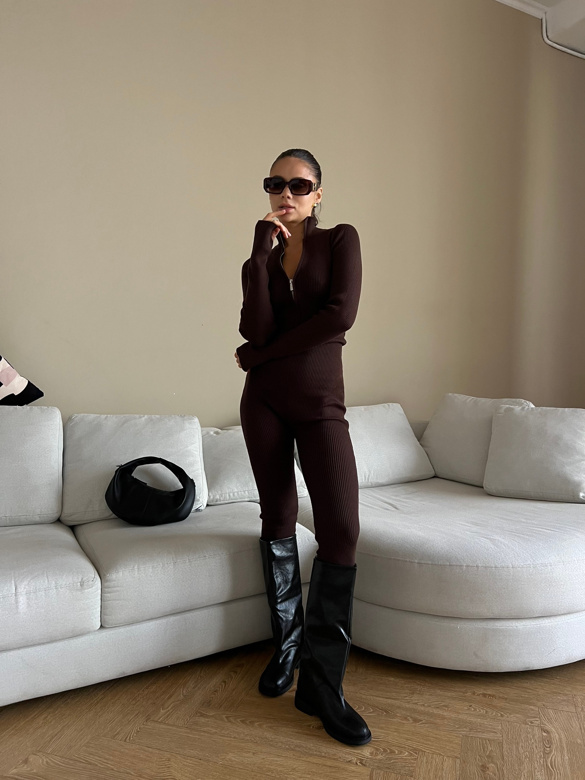 Комбинезон Miss Diva 12518 Трикотаж,полузамок