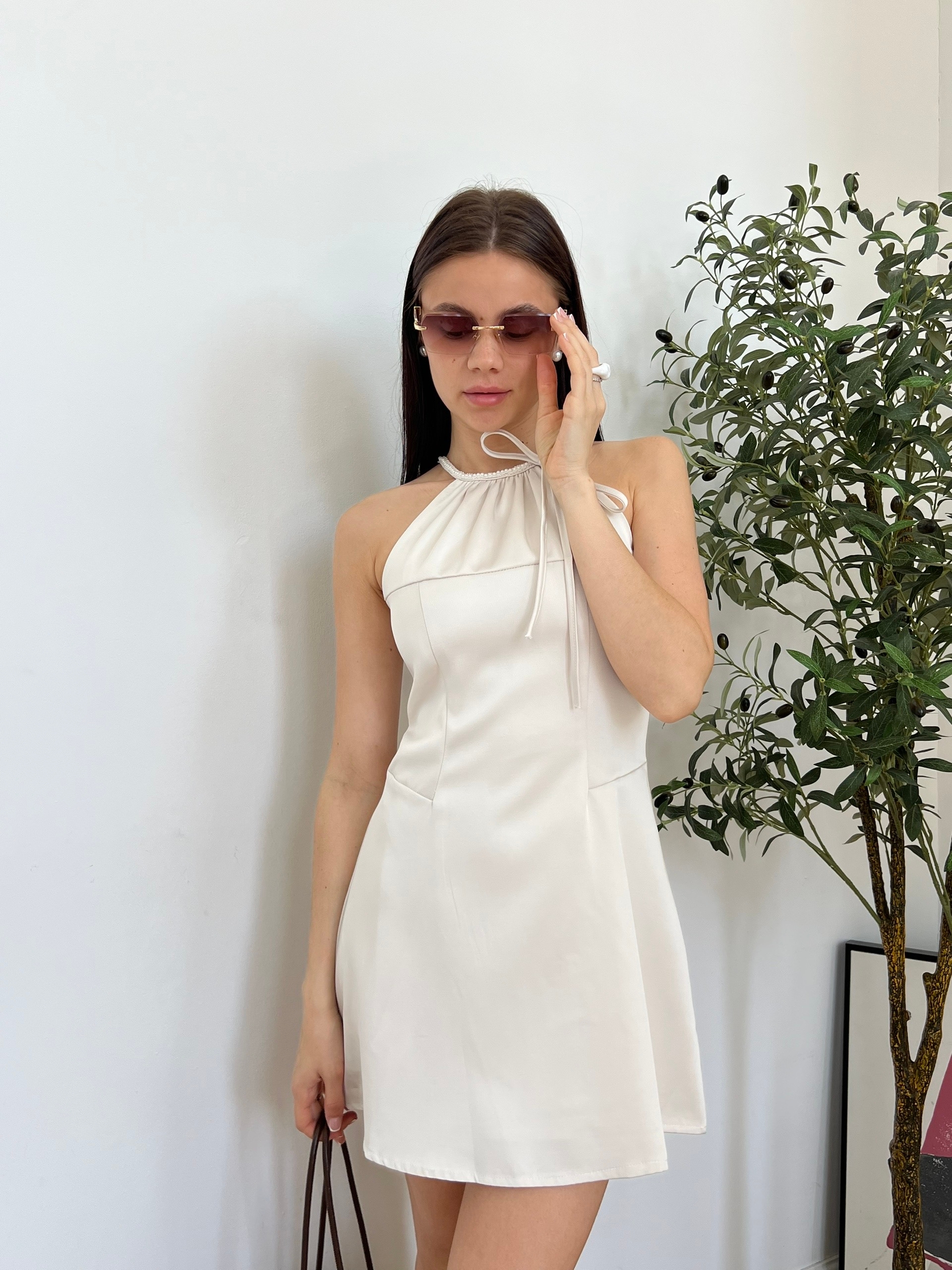 Платье WG.WE 9670 с бусинками