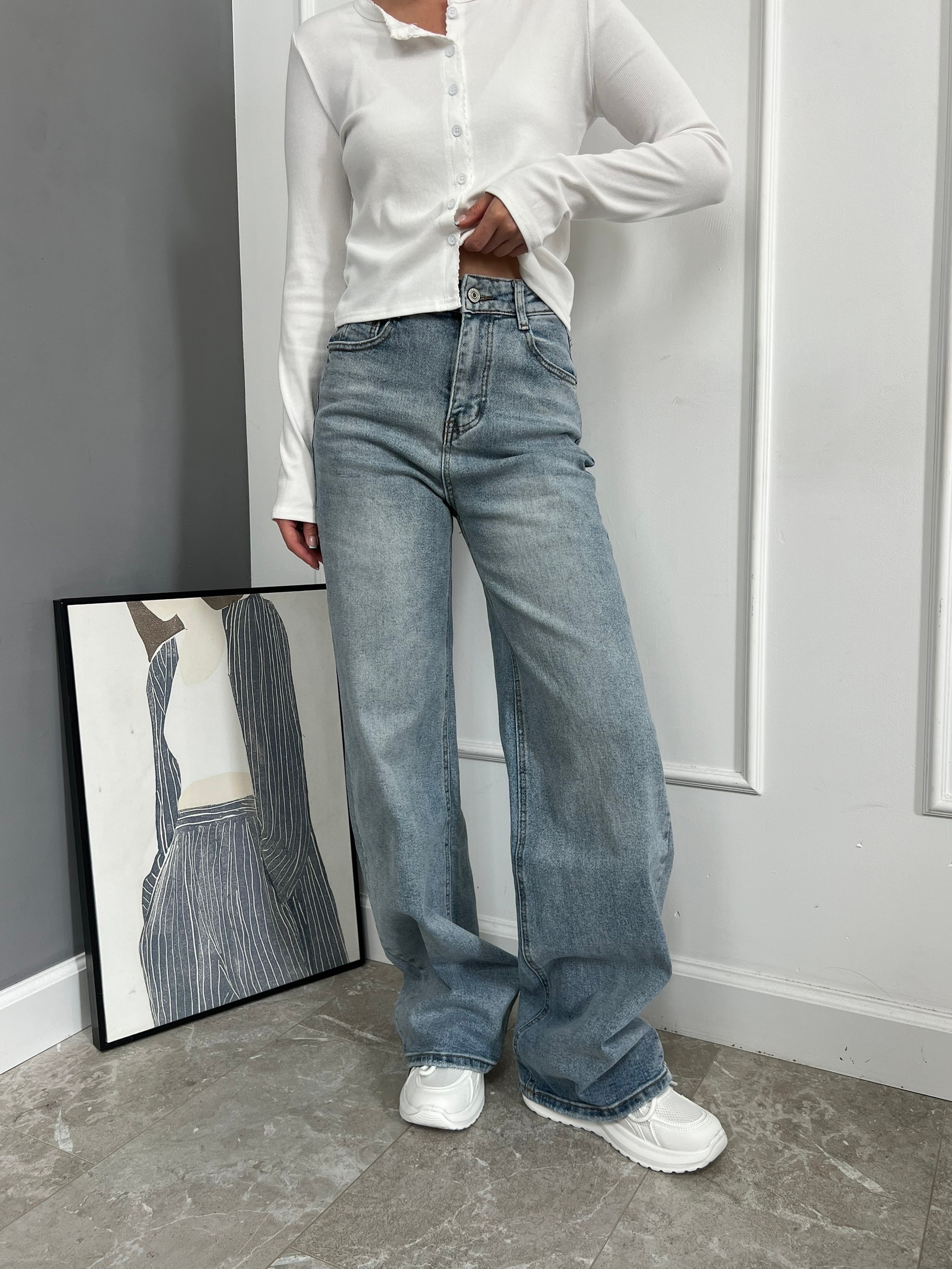 Джинсы ЕВ5612 Praisejeans Прямые