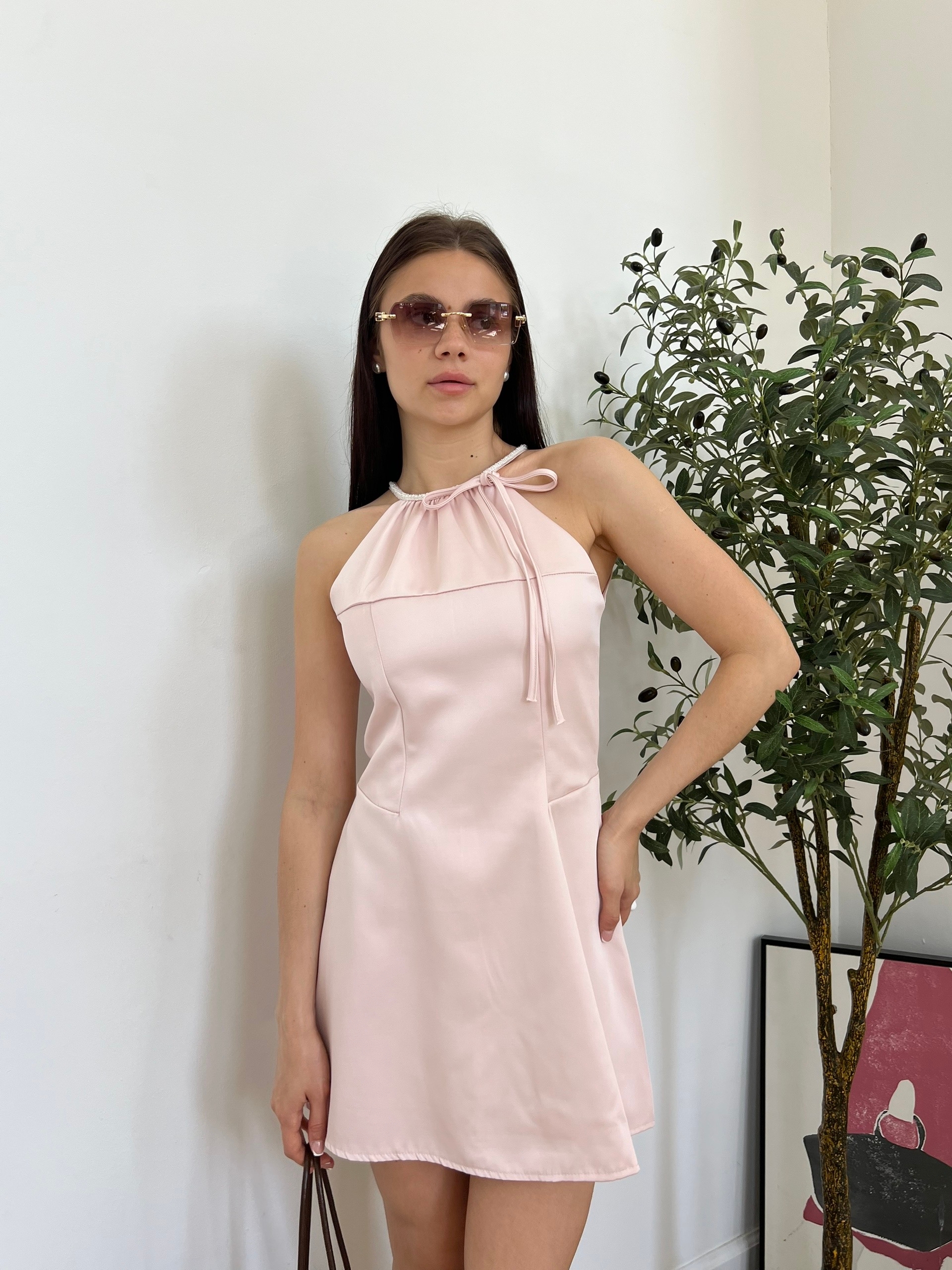 Платье WG.WE 9670 с бусинками