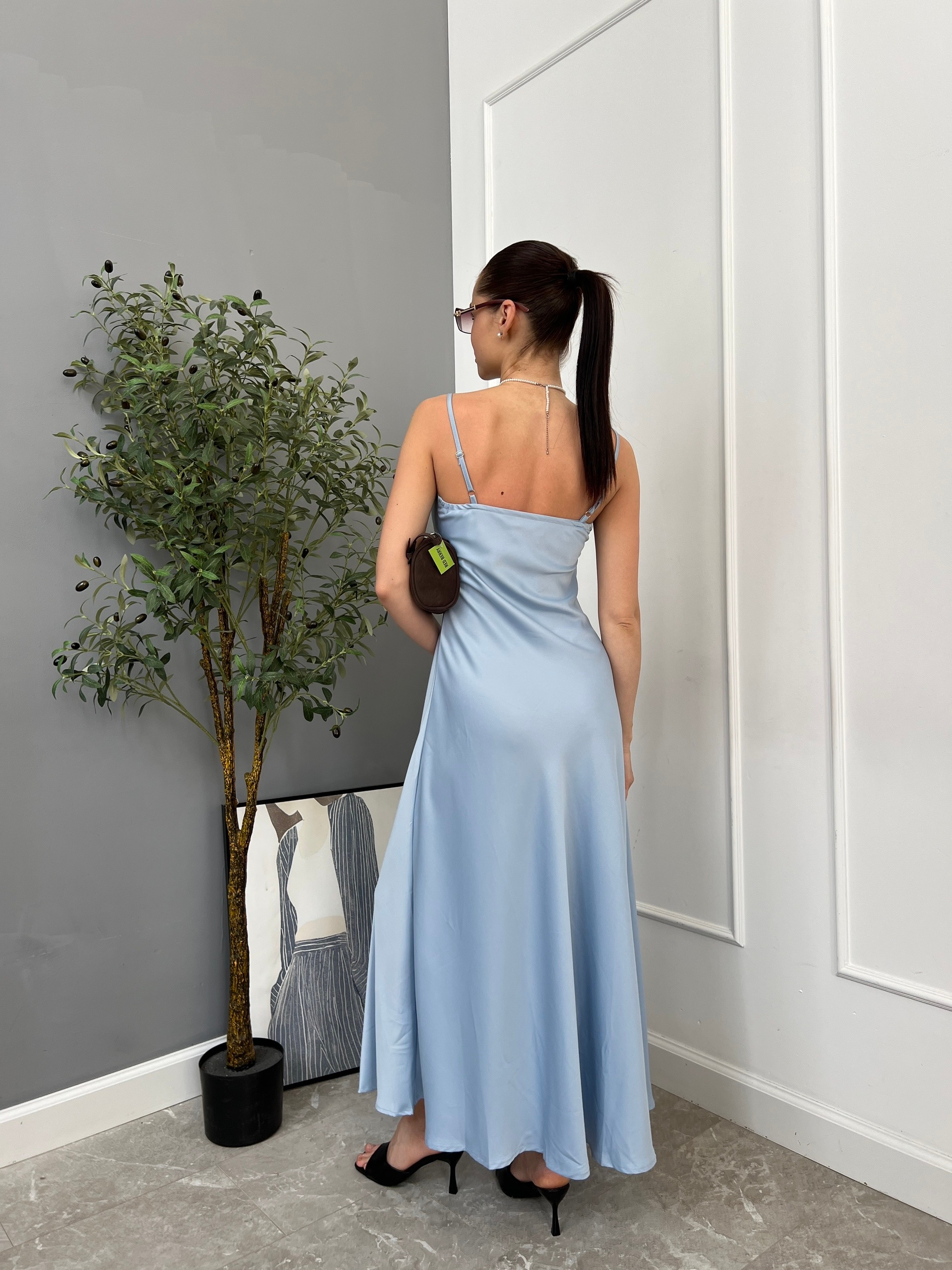 Платье Miss Diva 1201 атлас кружево