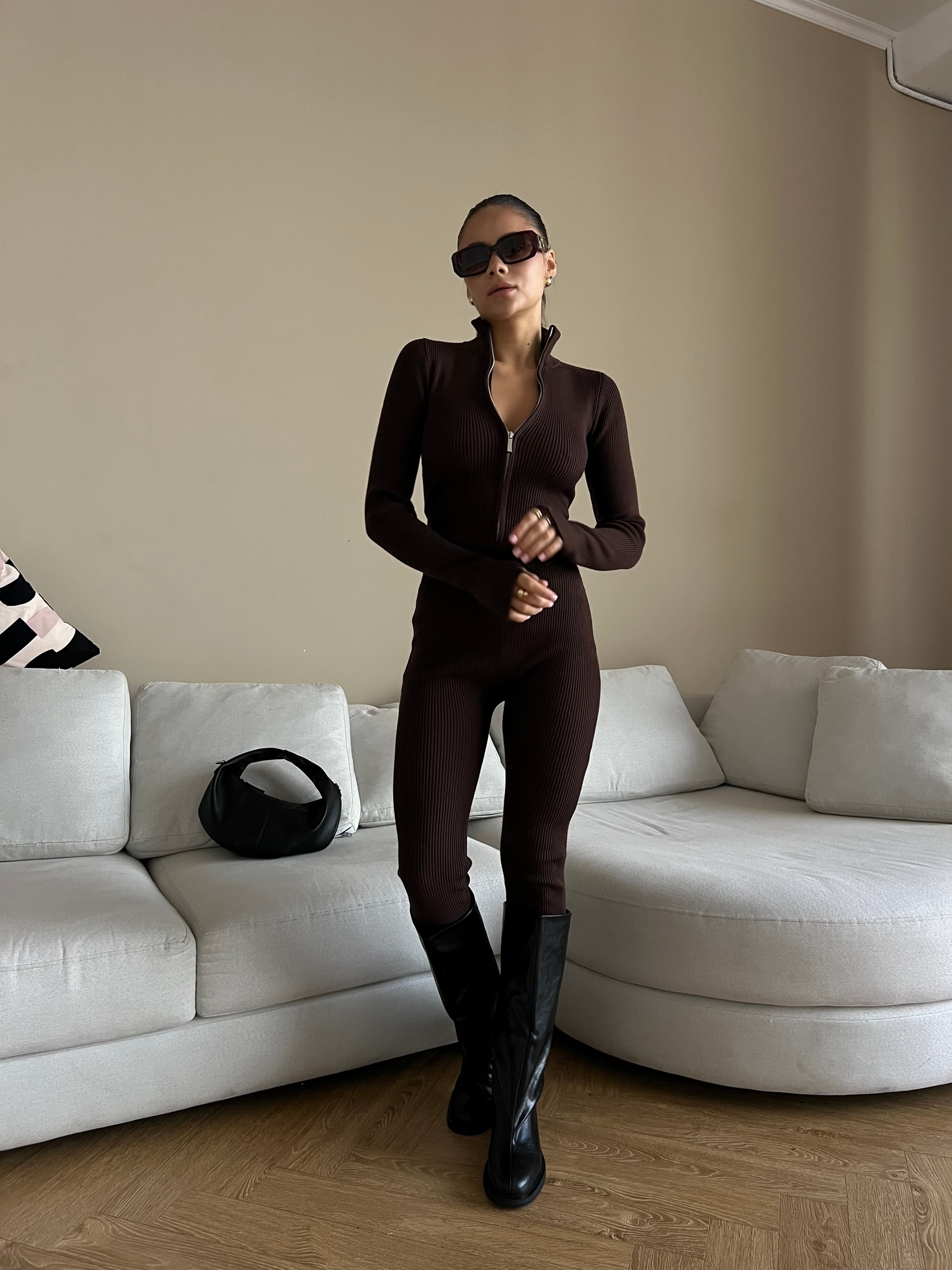 Комбинезон Miss Diva 12518 Трикотаж,полузамок