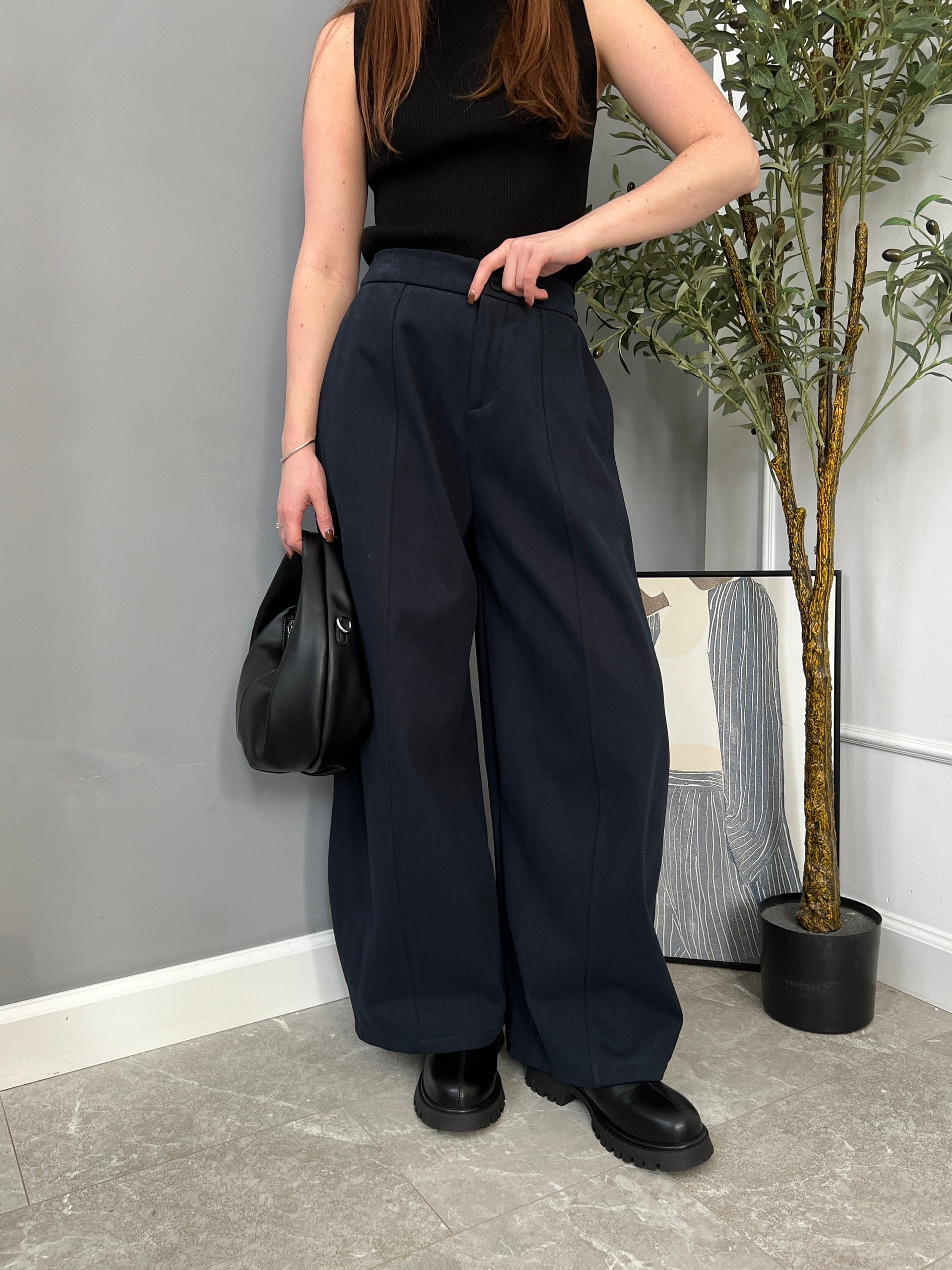 Брюки 980 Zara Широкие