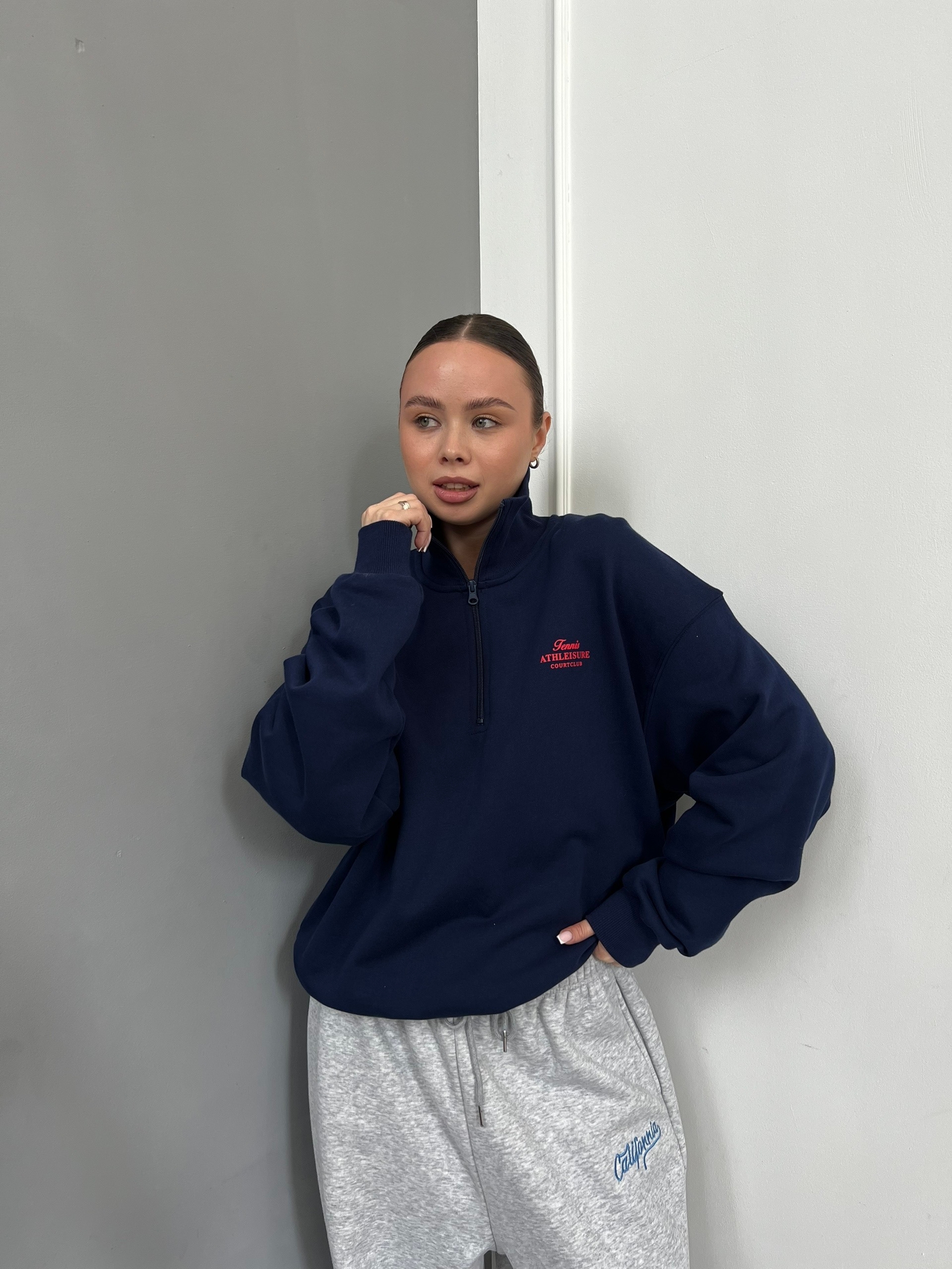 Свитшот NJ 1369 Полузамок ATHLEISURE