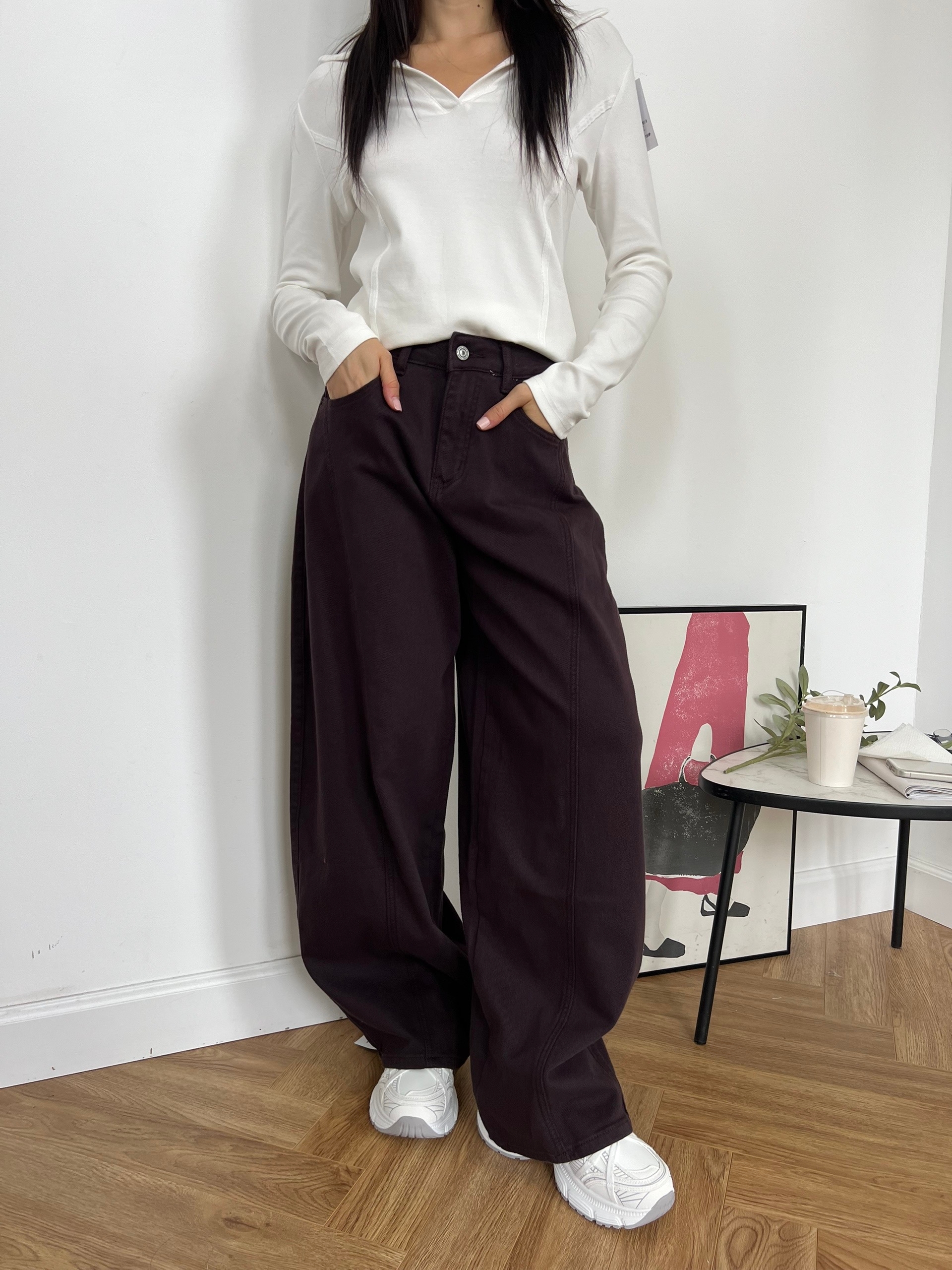 Джинсы JEANS  108 Широкие барели