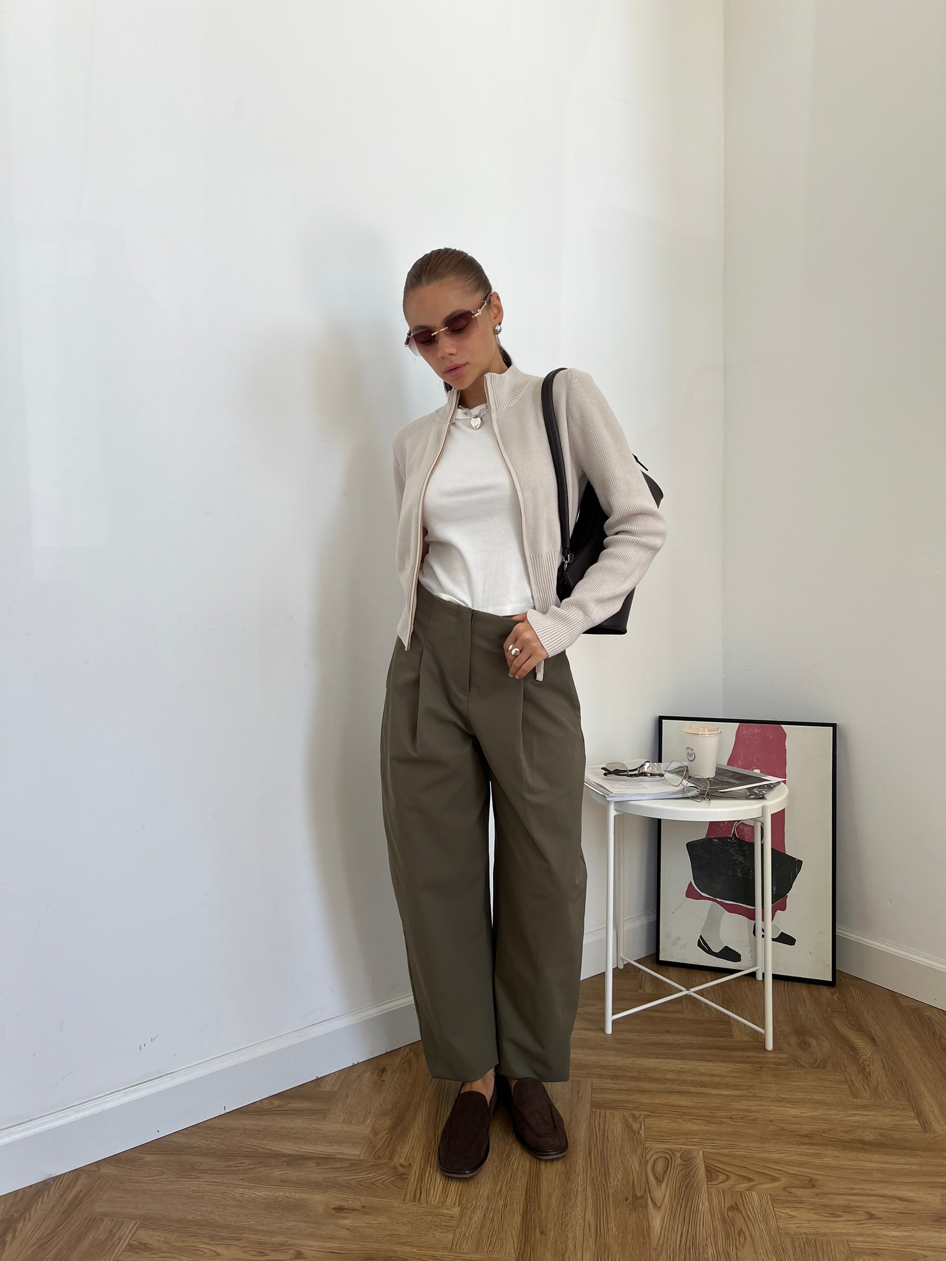 Брюки MISS DIVA 10214 С защипами