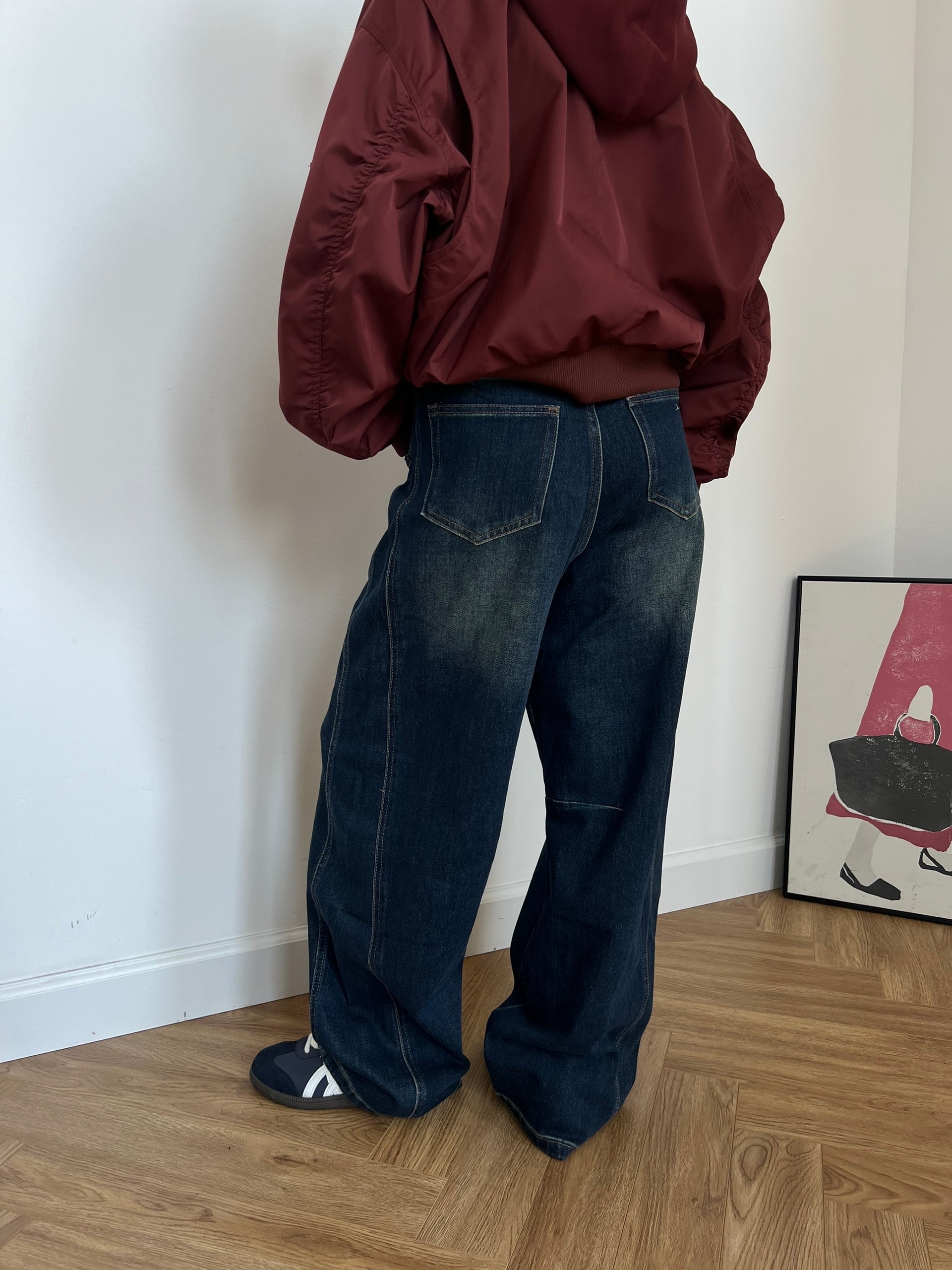 Джинсы DENIM 504 Потертости