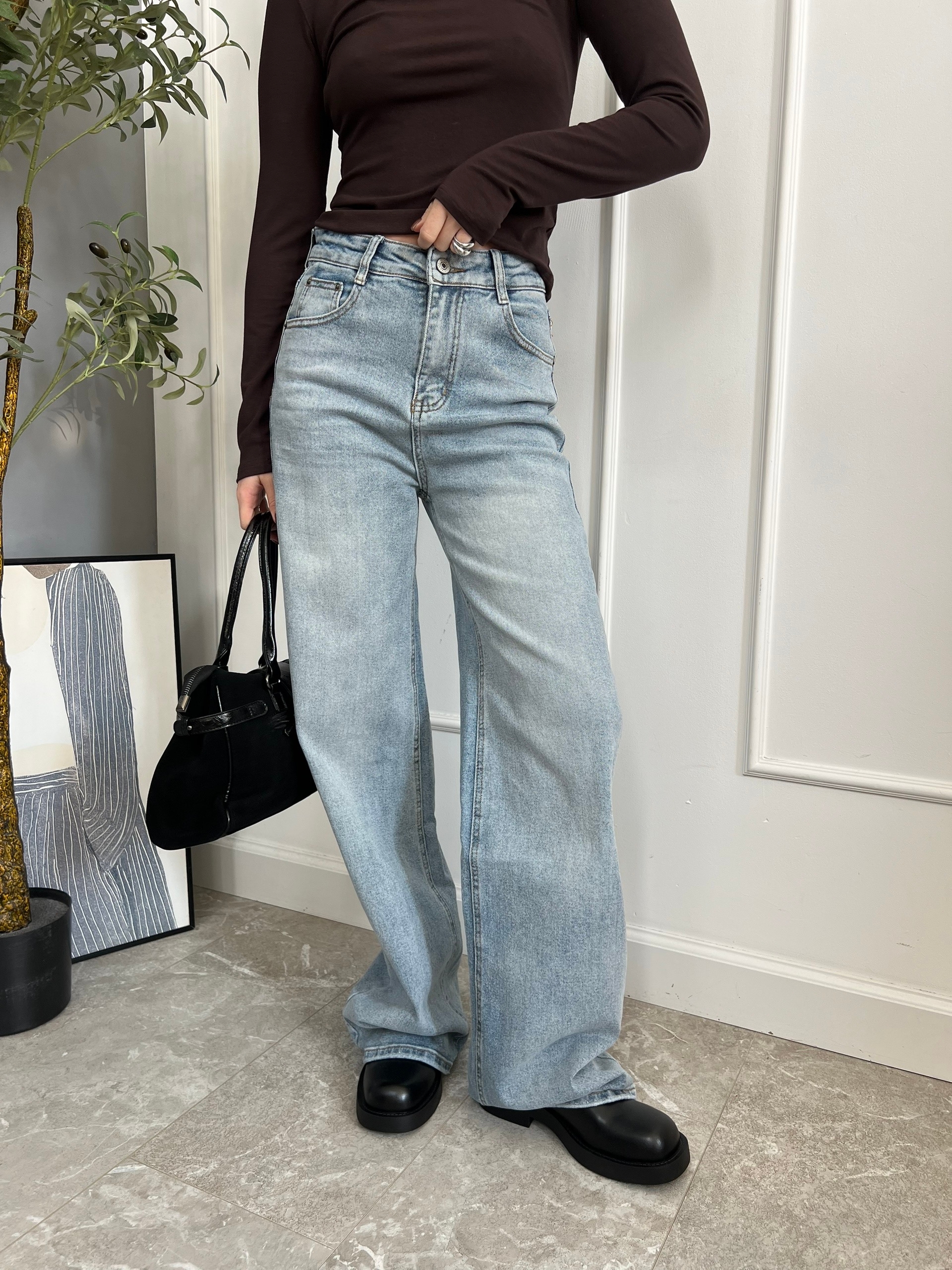 Джинсы ЕВ5612 Praisejeans Прямые