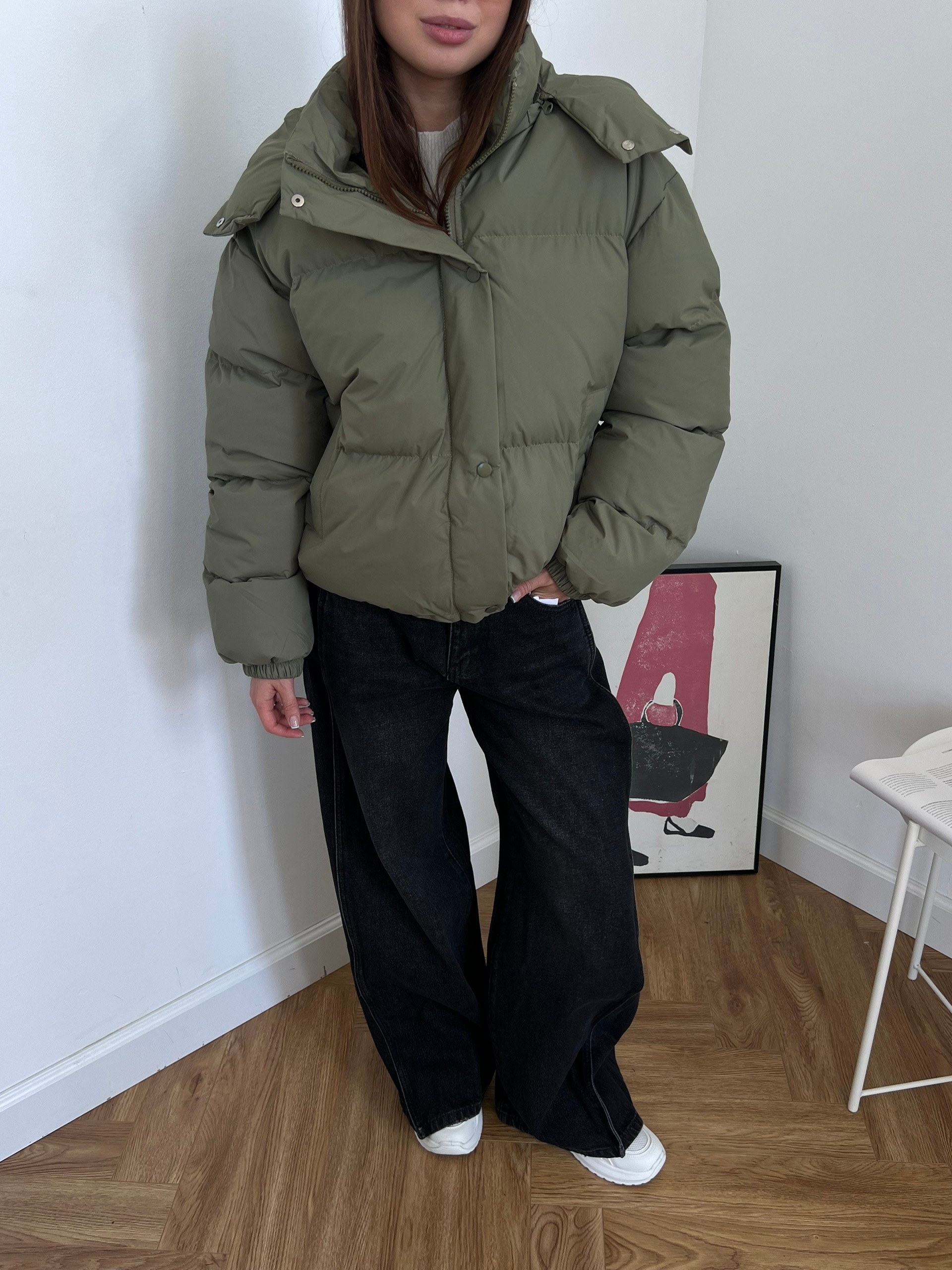 Куртка W 6028 С капюшоном