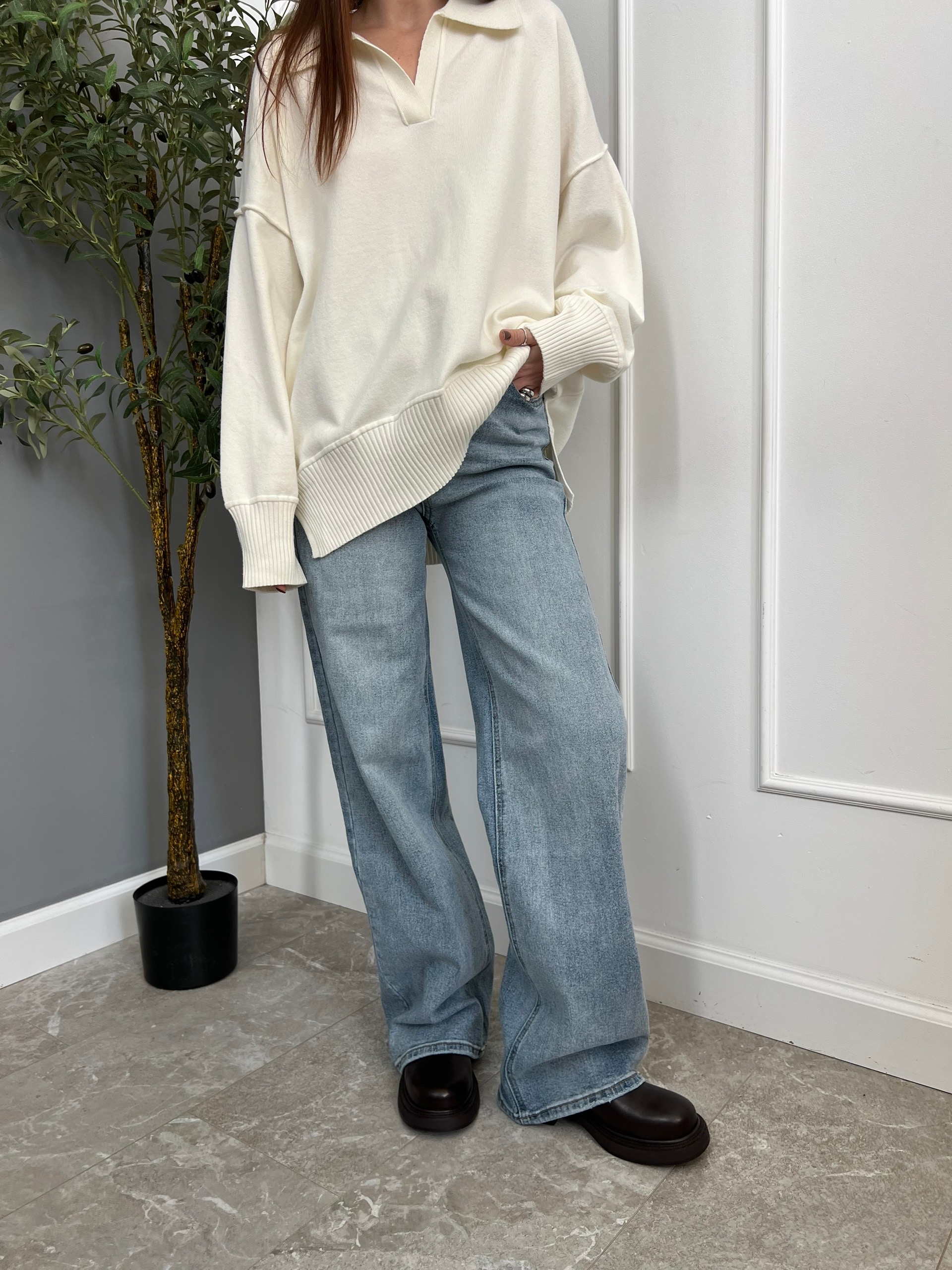 Джинсы ЕВ5616 Praisejeans Прямые