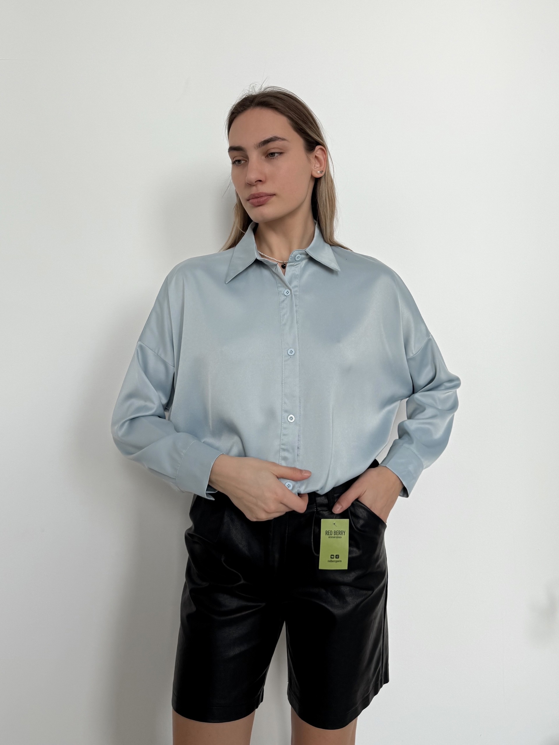 Рубашка L&CWBS 8825 атлас