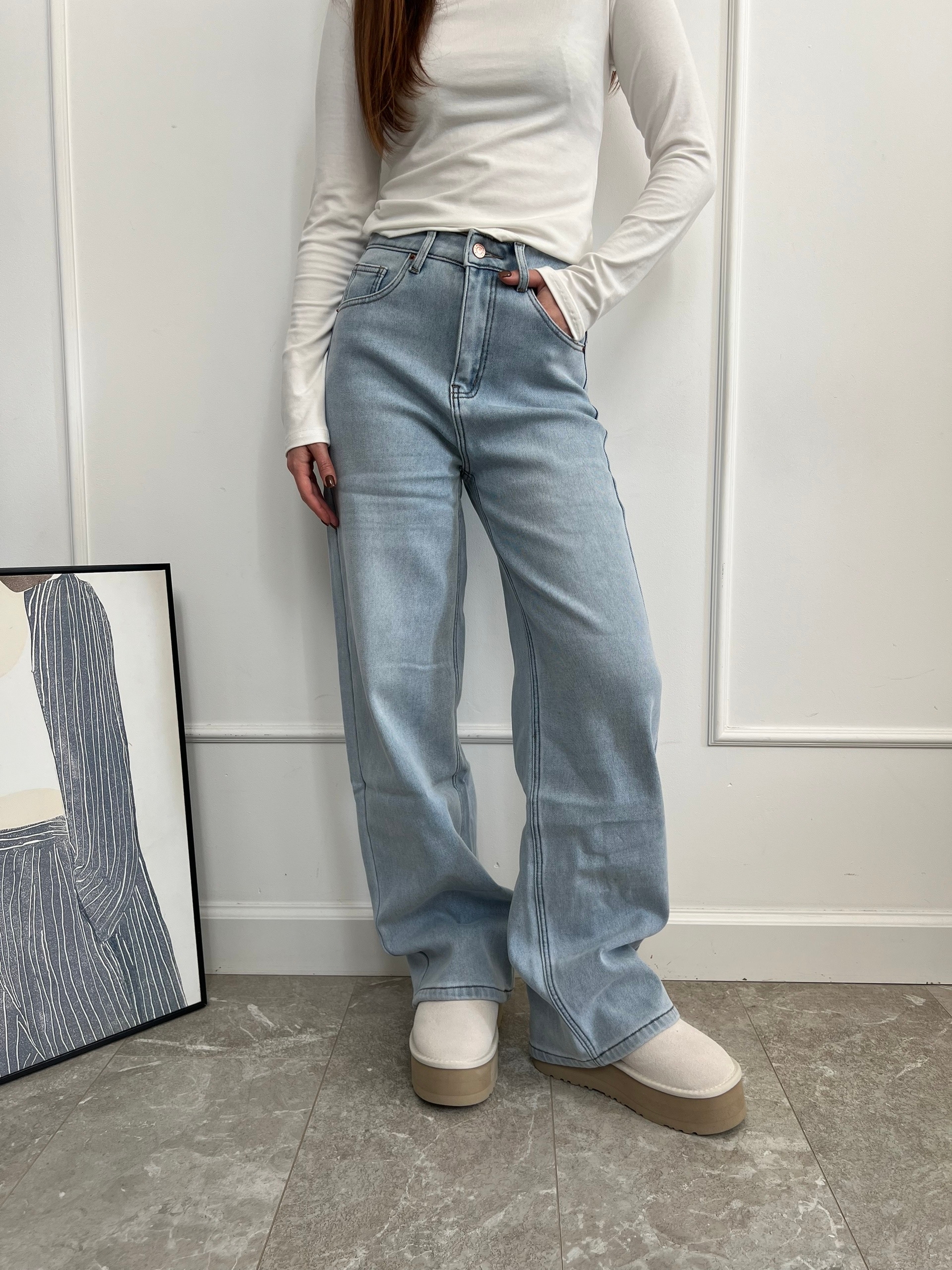Джинсы DENIM 5068 С начесом