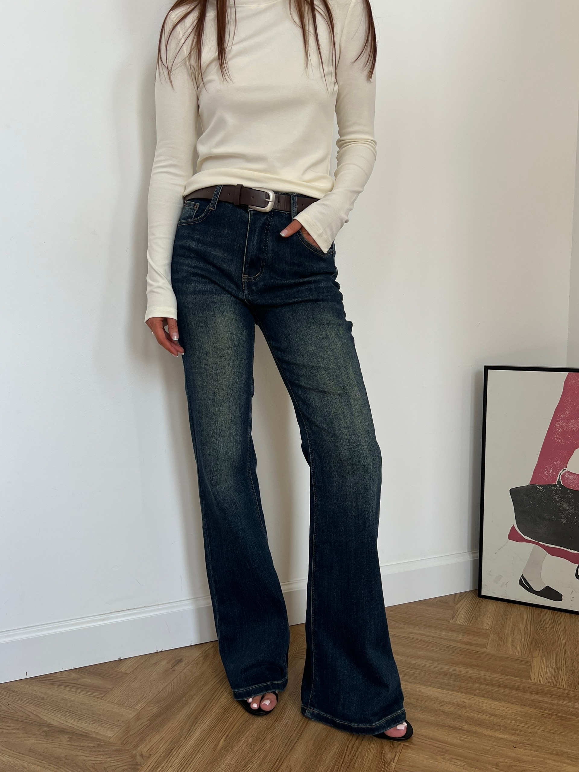 Джинсы DENIM 509 Клеш+Потертости