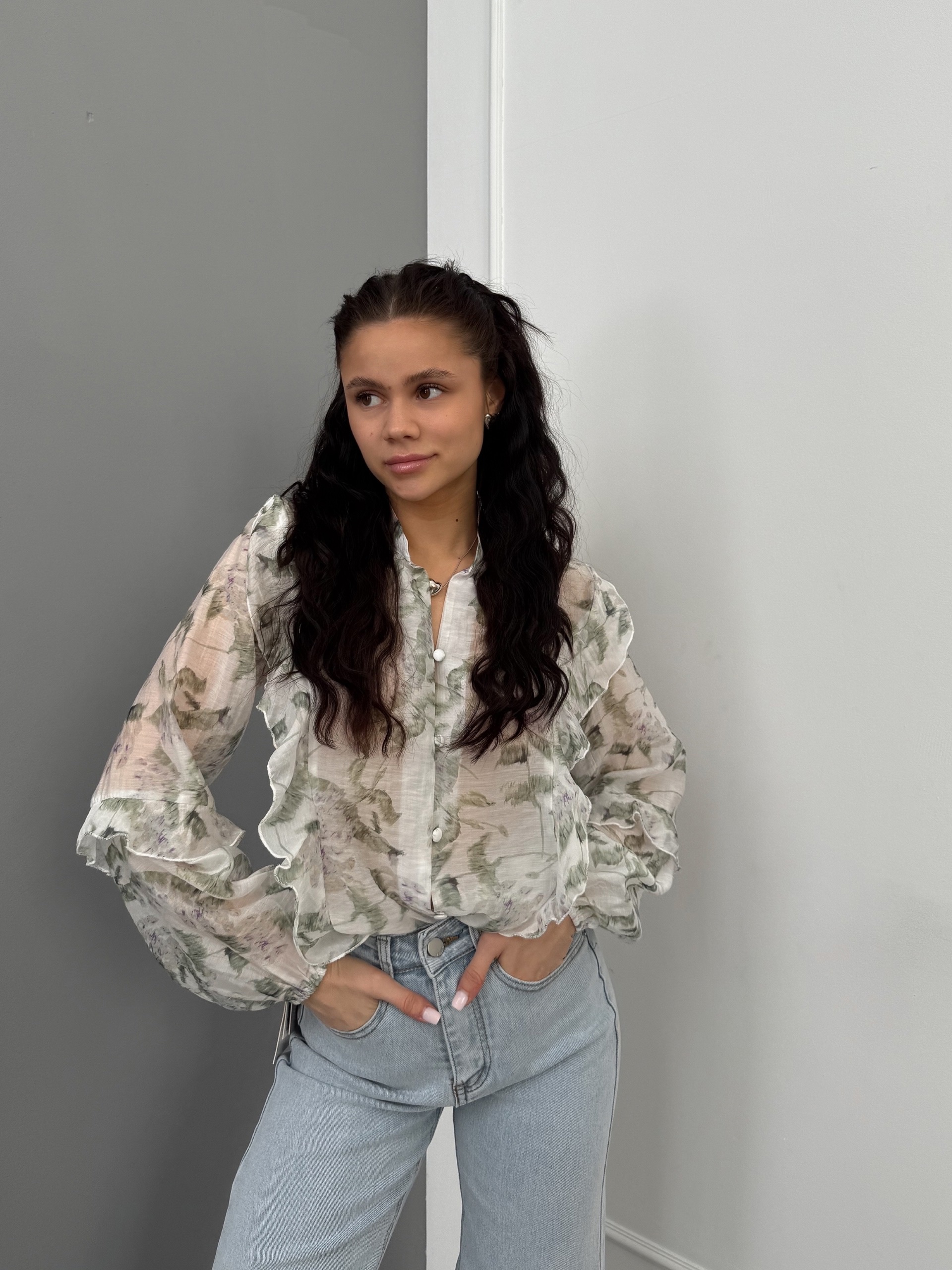 Блуза Dress Code 192 цветочн принт