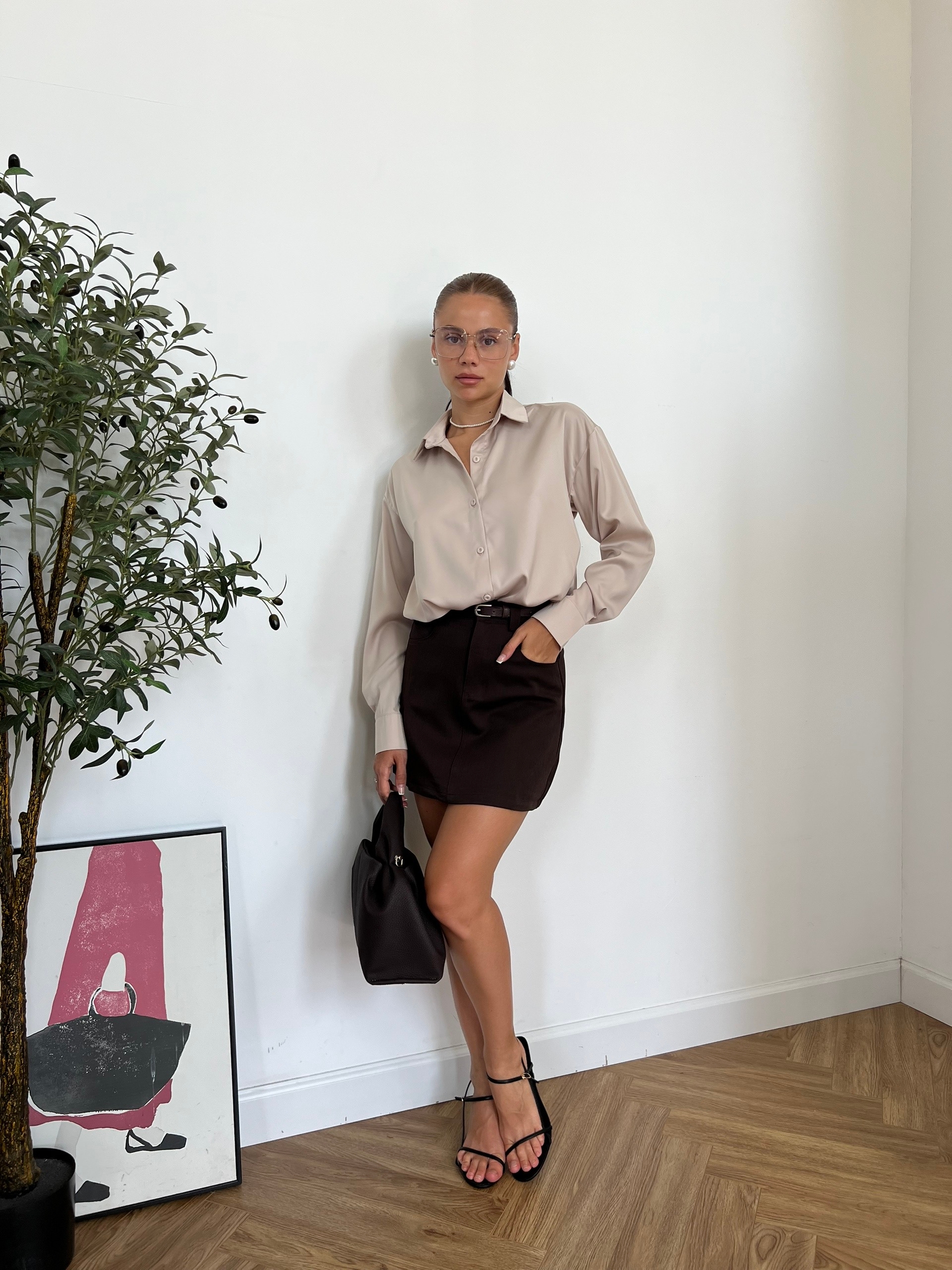 Юбка Fashion 9011 с ремешком