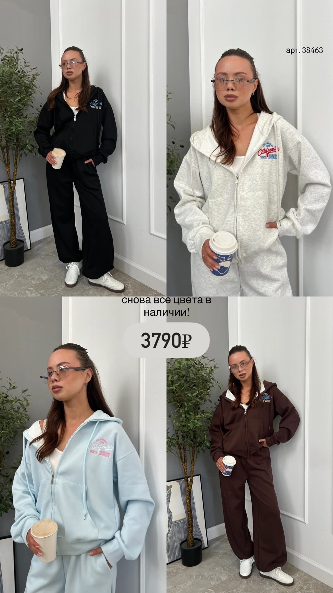 Костюм Korea 55 Кофта+джогеры California