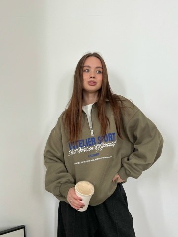 Свитшот W 9636 флис Latelier