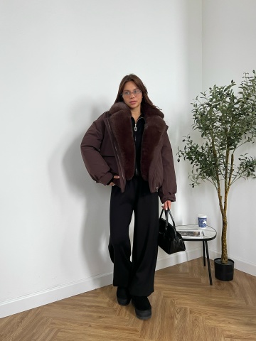 Куртка Baiybai 518 с мехом