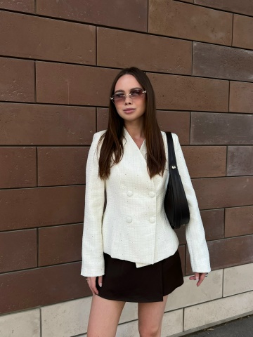 Жакет MISS DIVA Твидовый