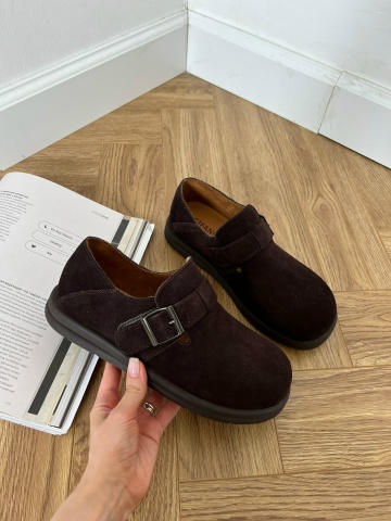 Лоферы 6-6537-9 Gifanni ремешок замша
