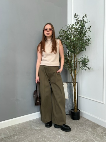 Брюки 980 Zara Широкие