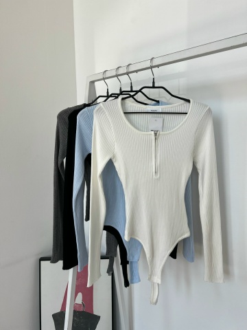 Боди Fashion 26049 Длинный рукав,замок