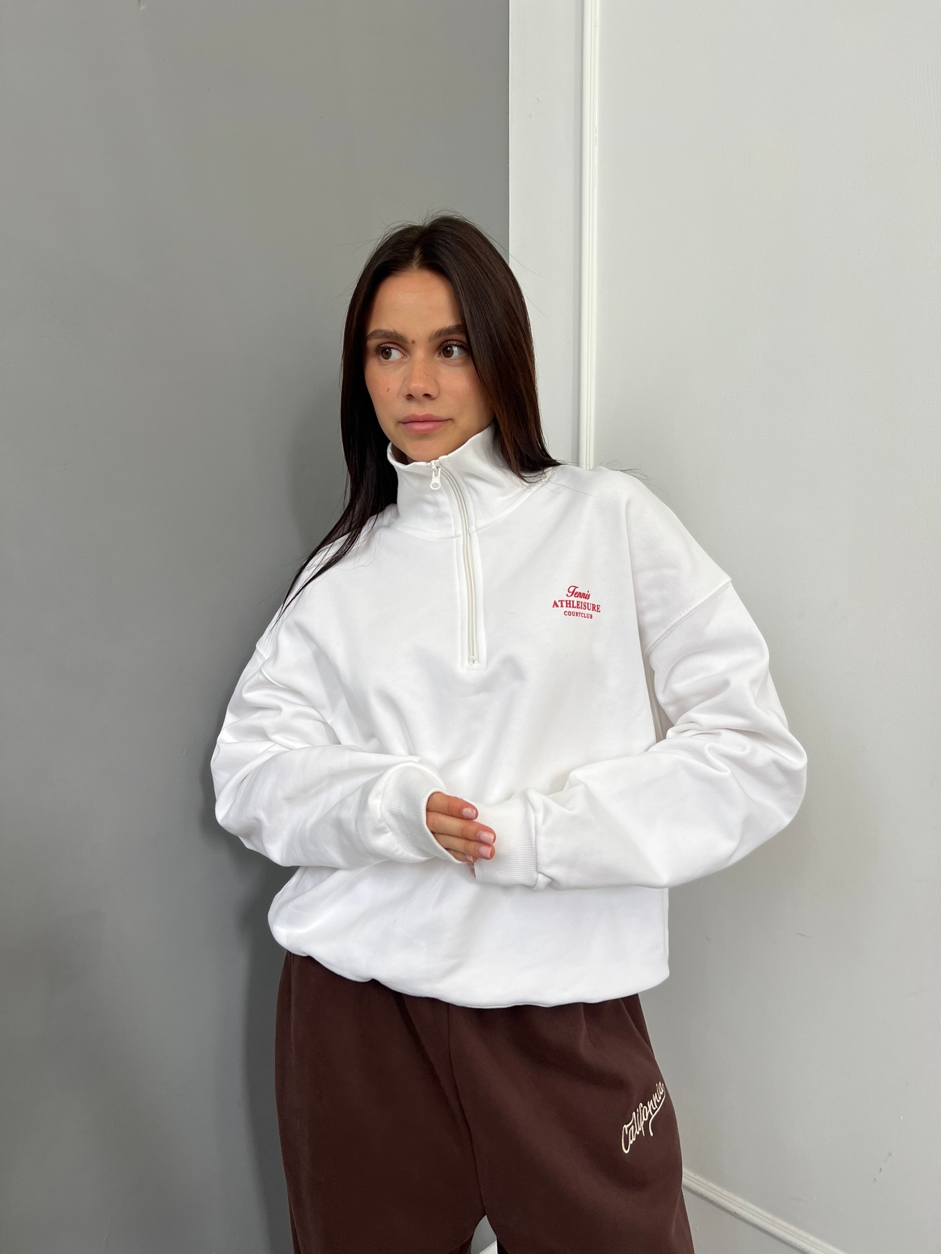 Свитшот NJ 1369 Полузамок ATHLEISURE