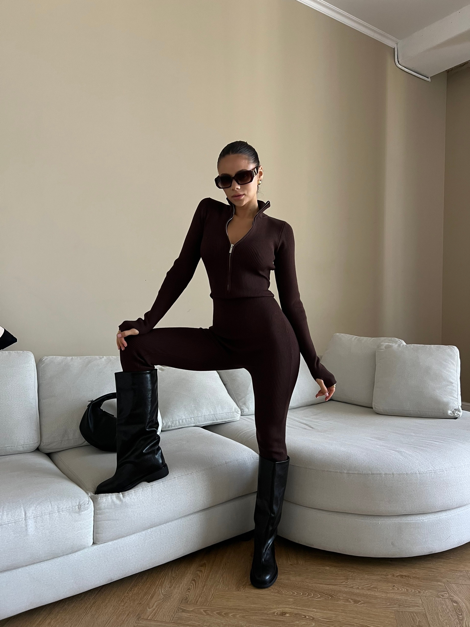 Комбинезон Miss Diva 12518 Трикотаж,полузамок