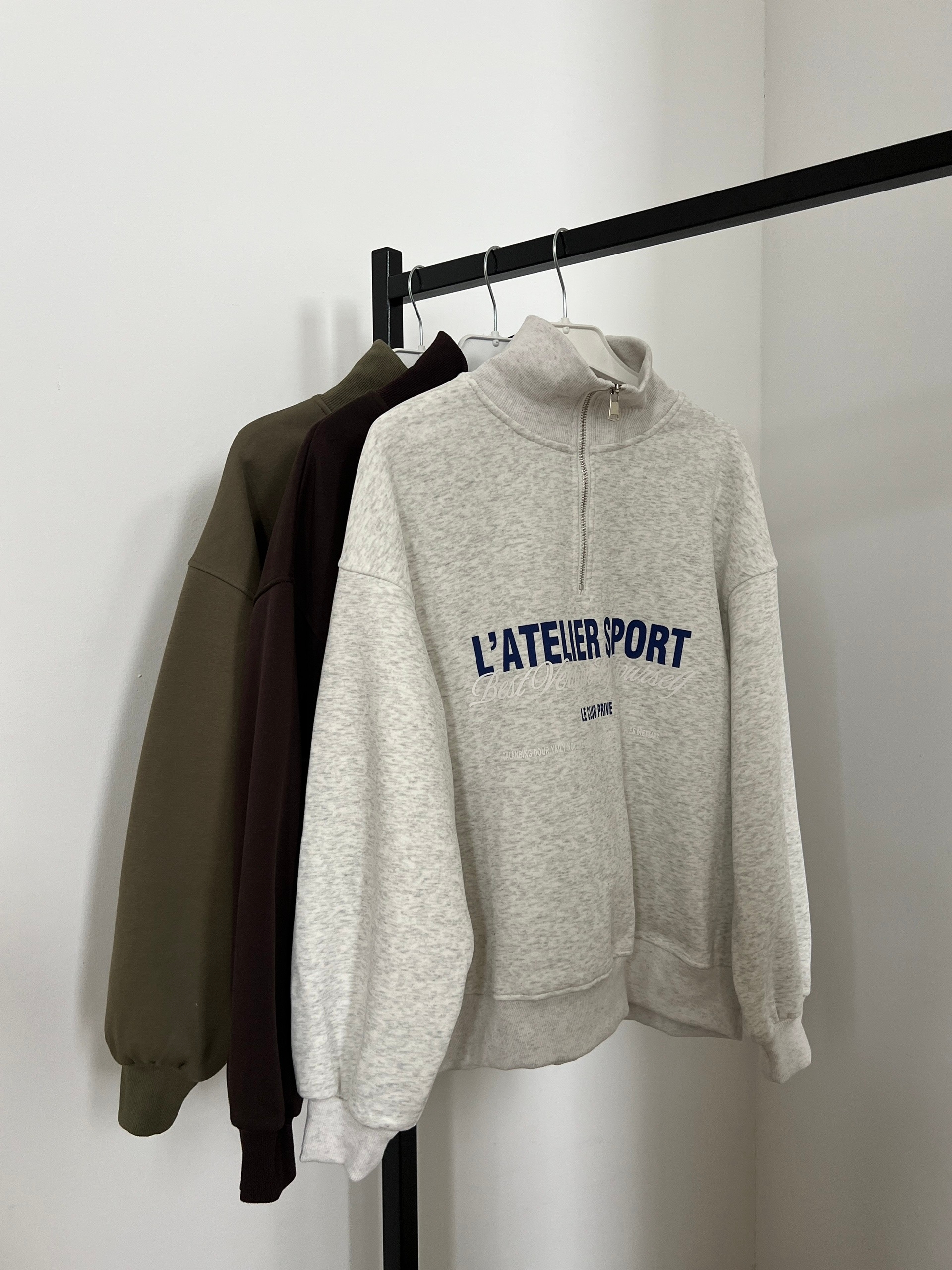 Свитшот W 9636 флис Latelier