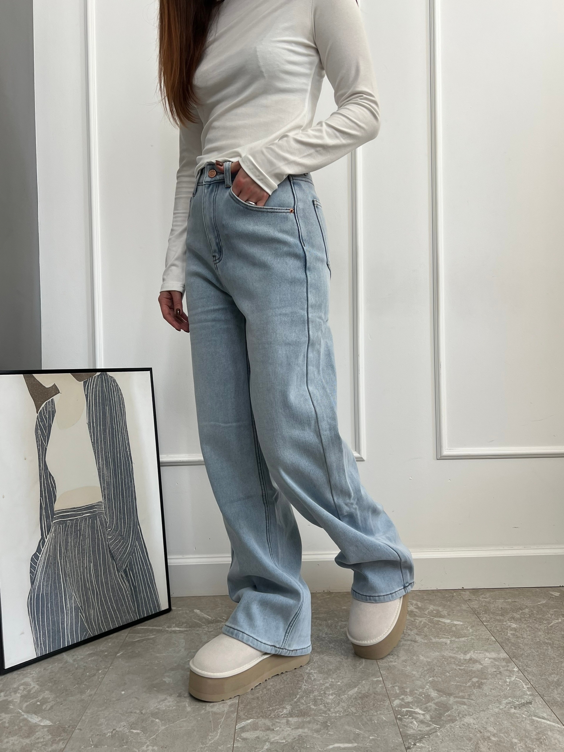 Джинсы DENIM 5068 С начесом