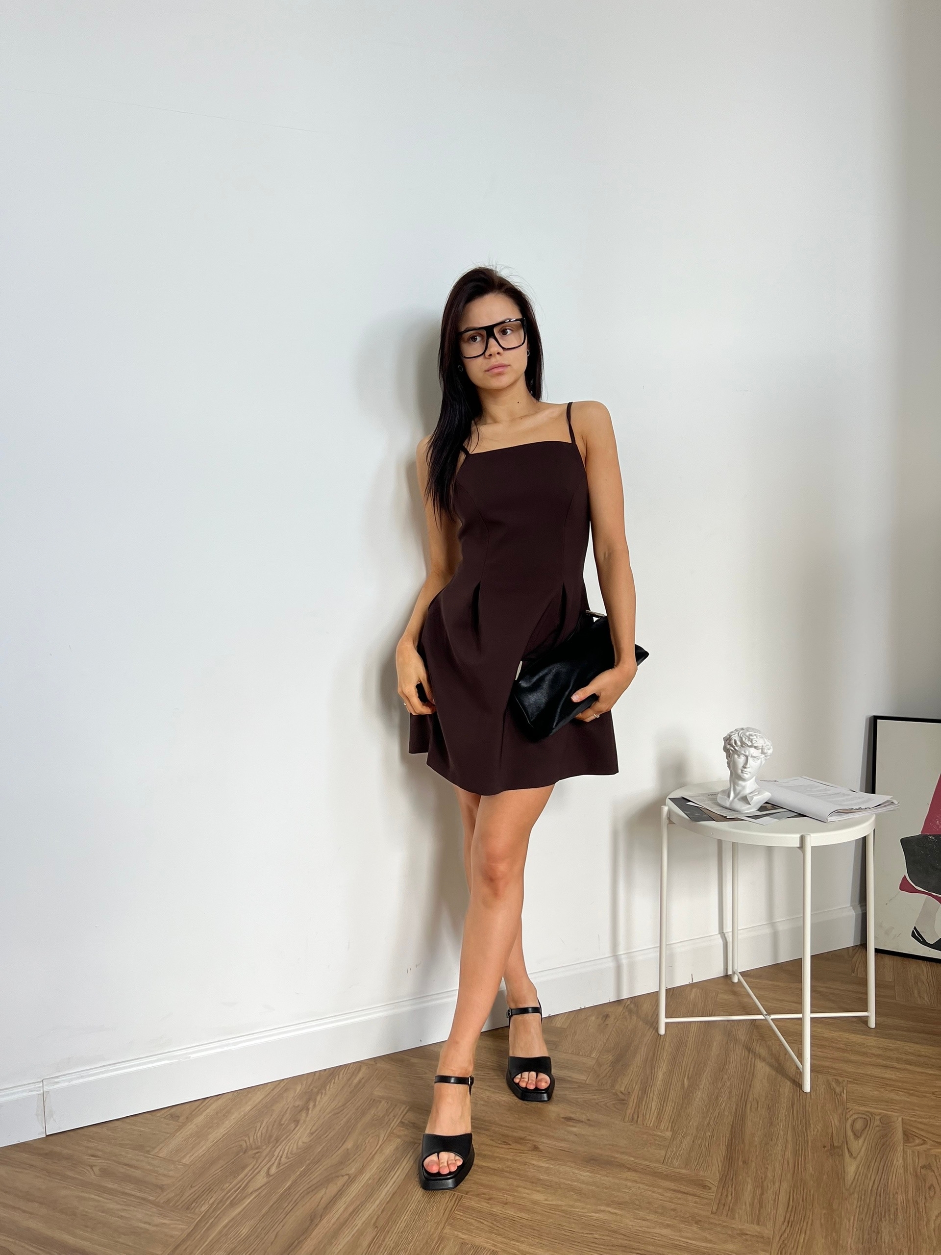 Платье Liza 139 на тонких лямках мини