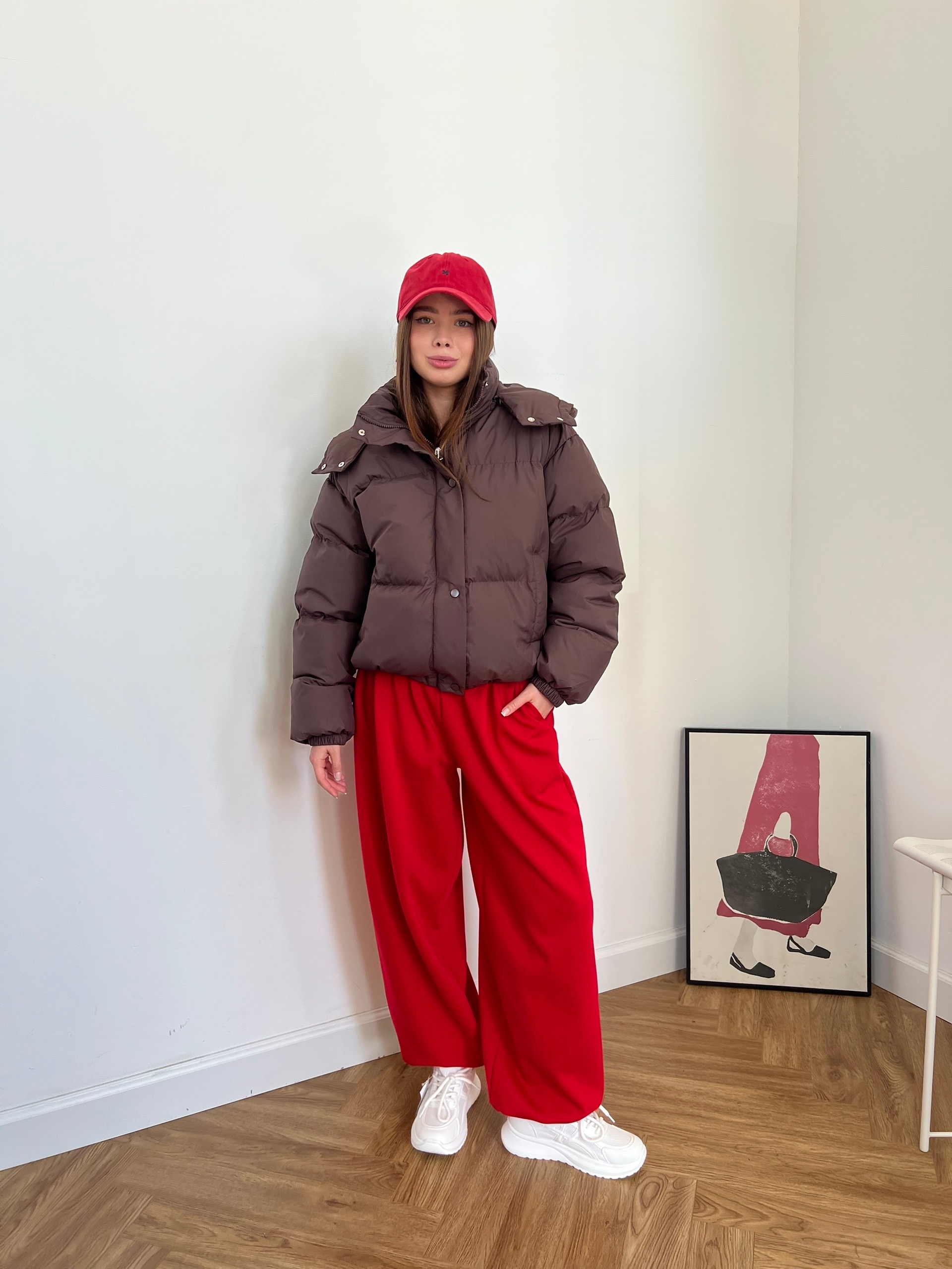 Куртка W 6028 С капюшоном