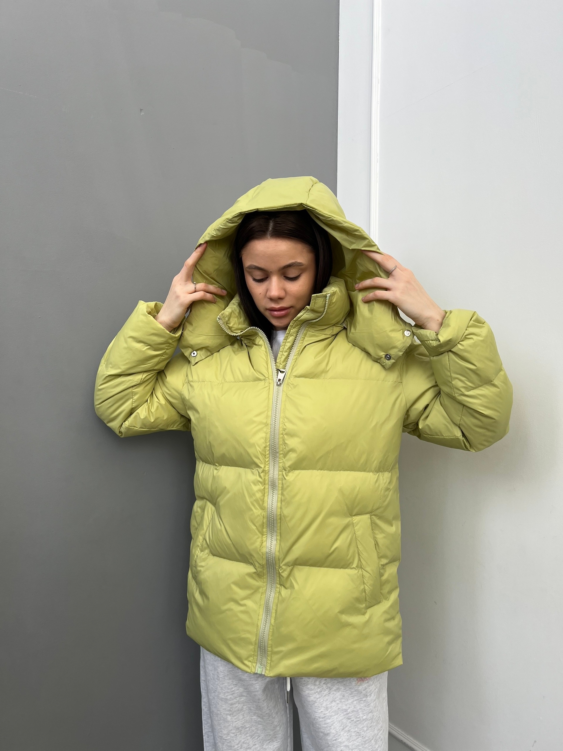 Куртка W 5983 с пояском