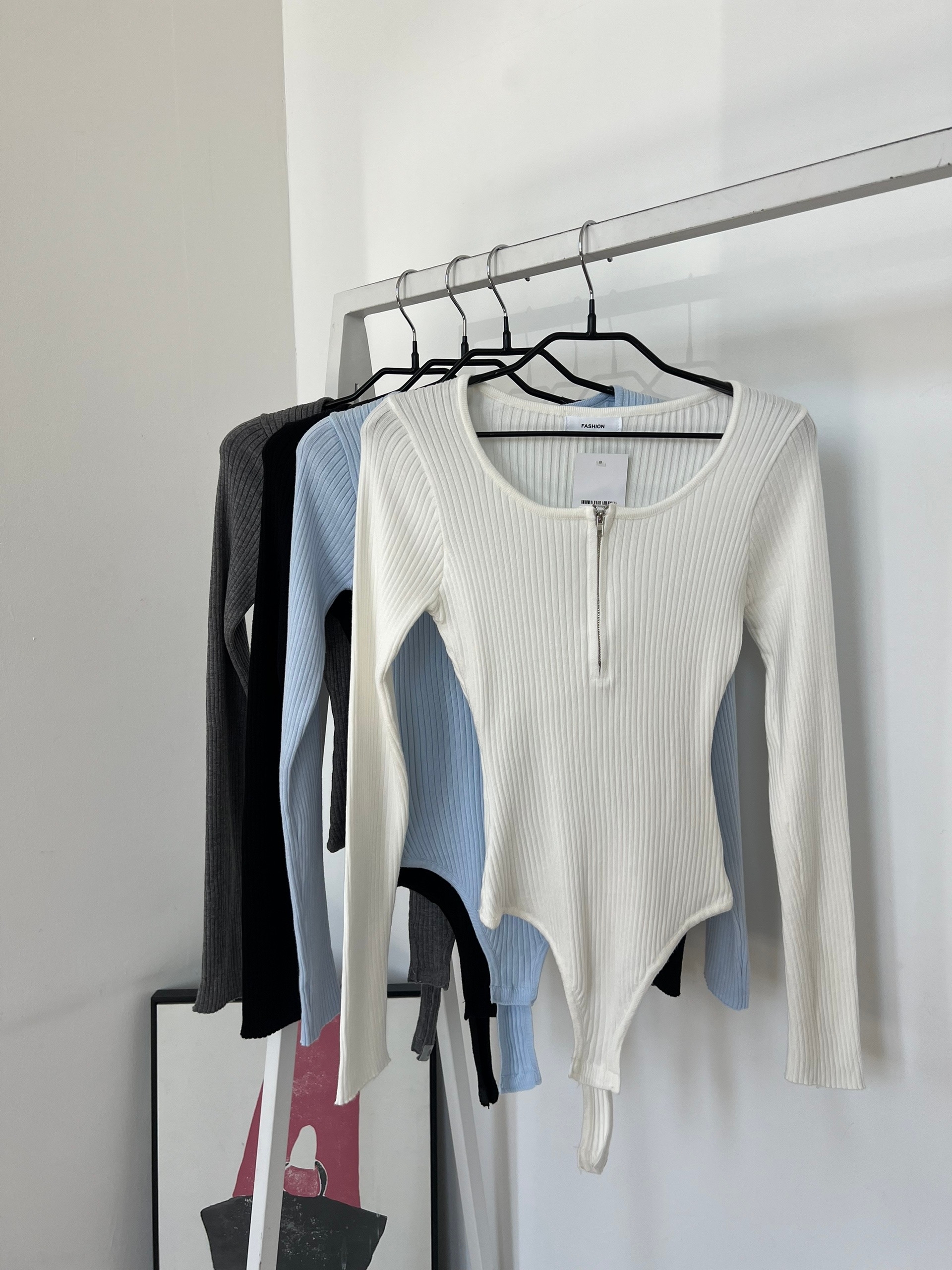Боди Fashion 26049 Длинный рукав,замок