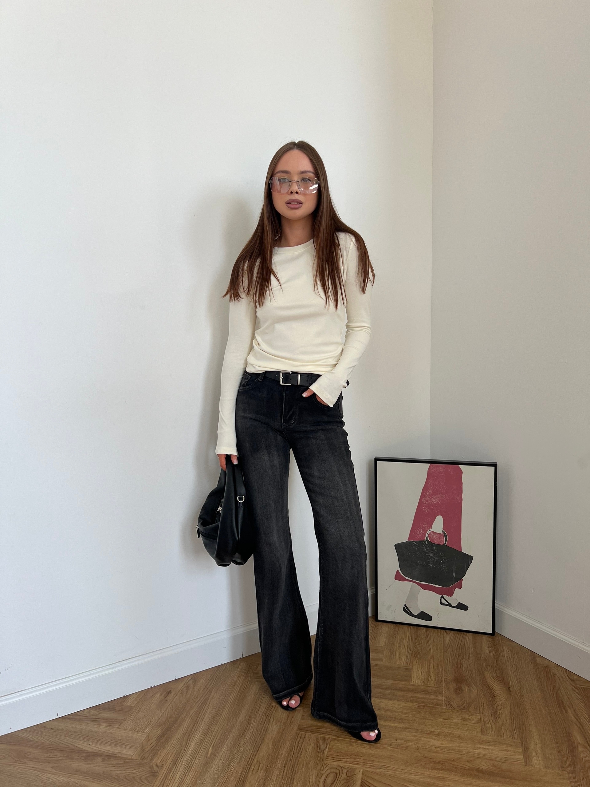 Джинсы DENIM 506 Прямые+потертости